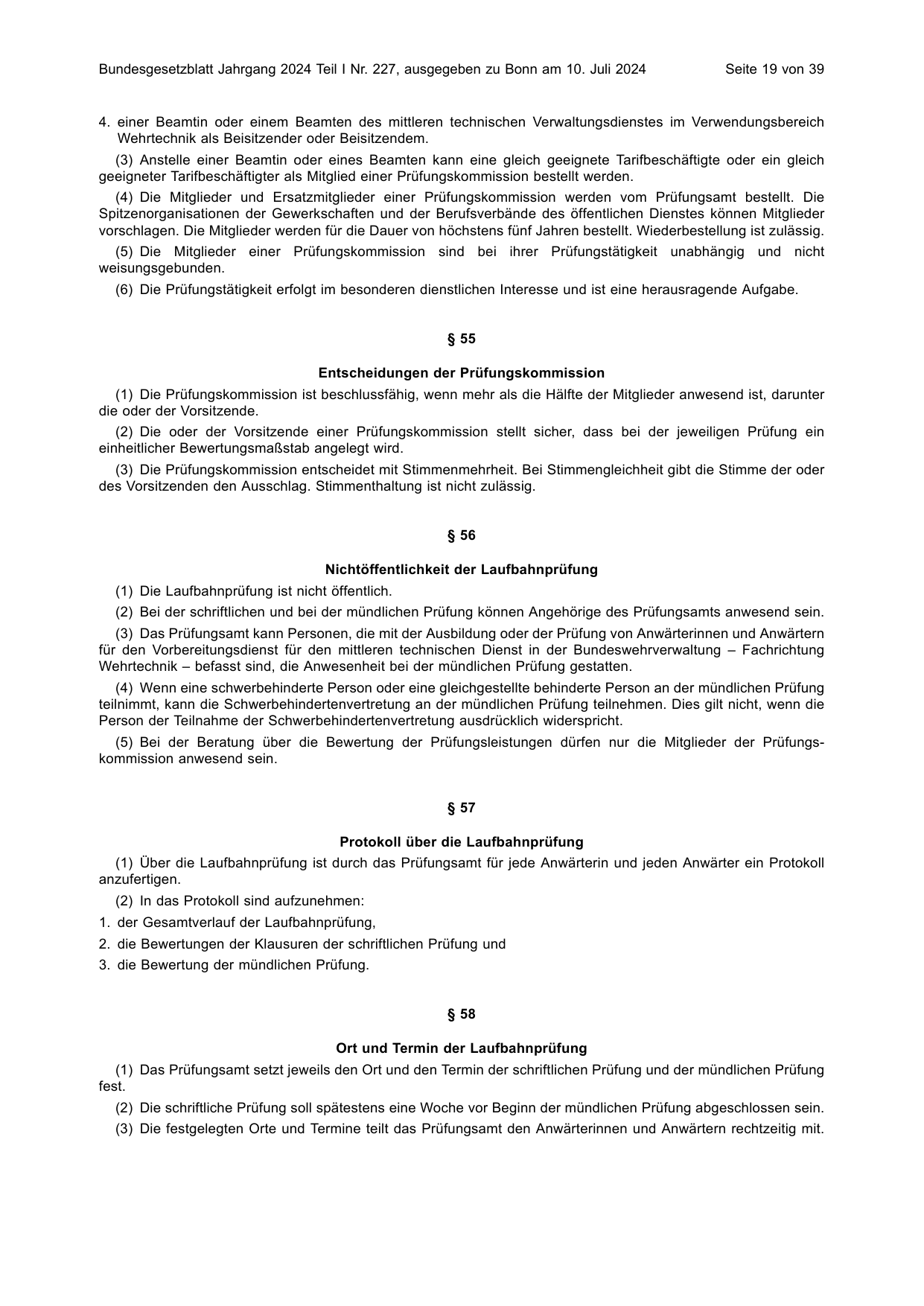 BGBl. 2024, Seite 19 — Originalseite als Abbildung