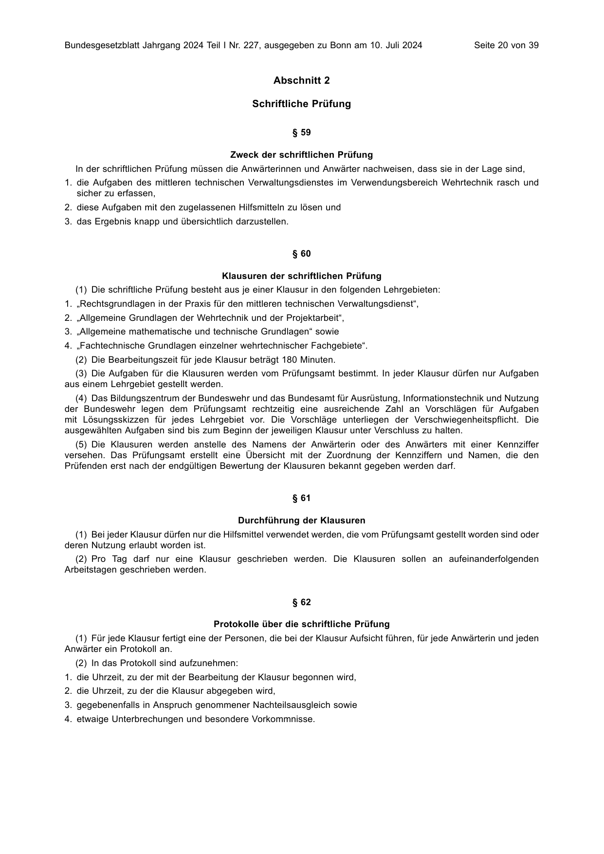 BGBl. 2024, Seite 20 — Originalseite als Abbildung