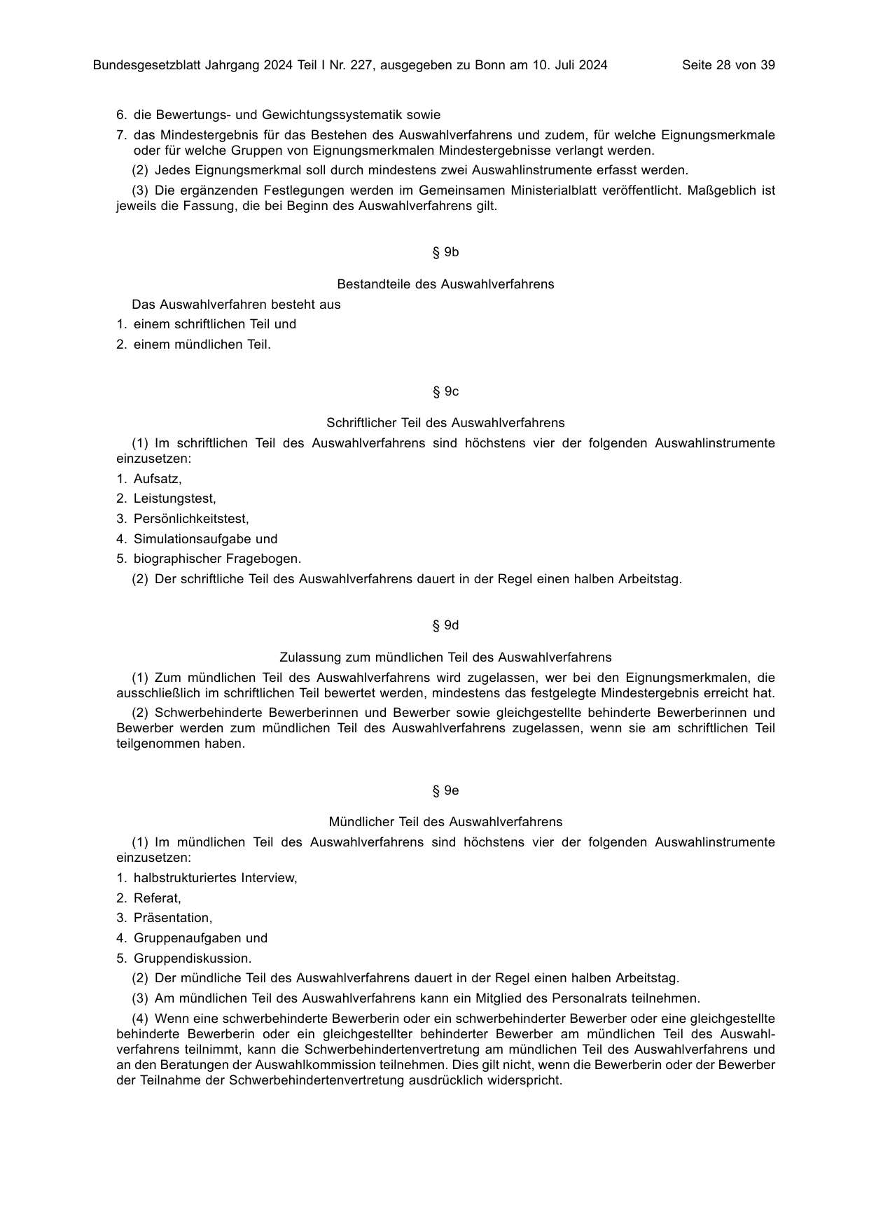 BGBl. 2024, Seite 28 — Originalseite als Abbildung