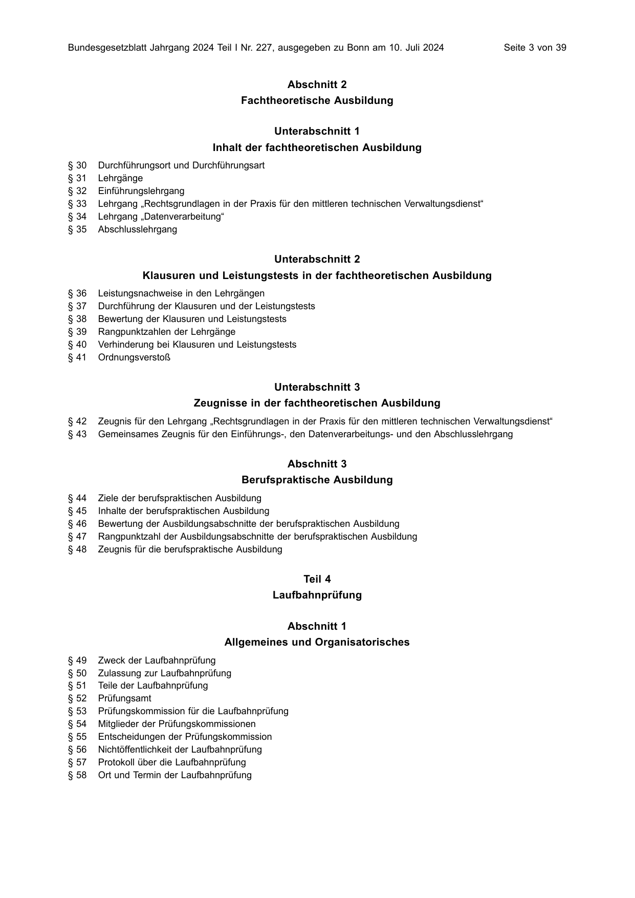 BGBl. 2024, Seite 3 — Originalseite als Abbildung