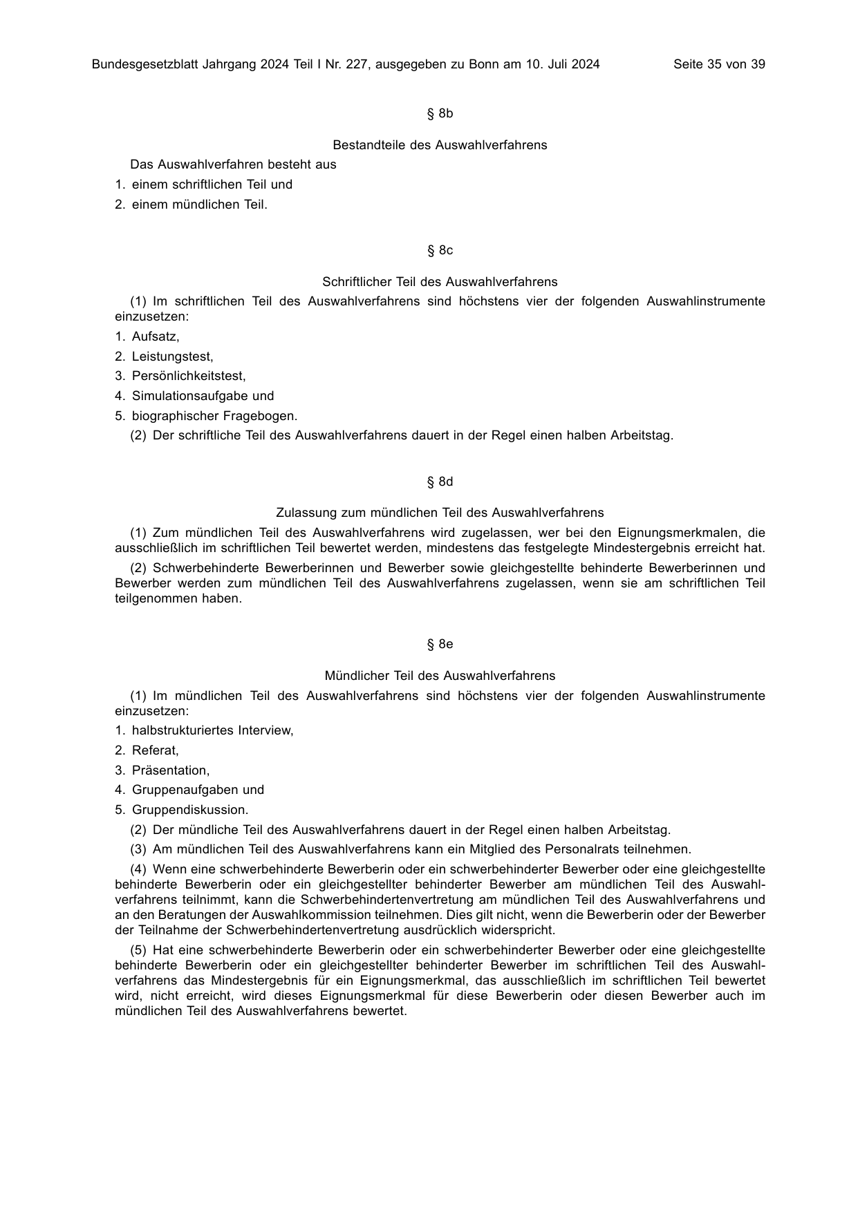BGBl. 2024, Seite 35 — Originalseite als Abbildung