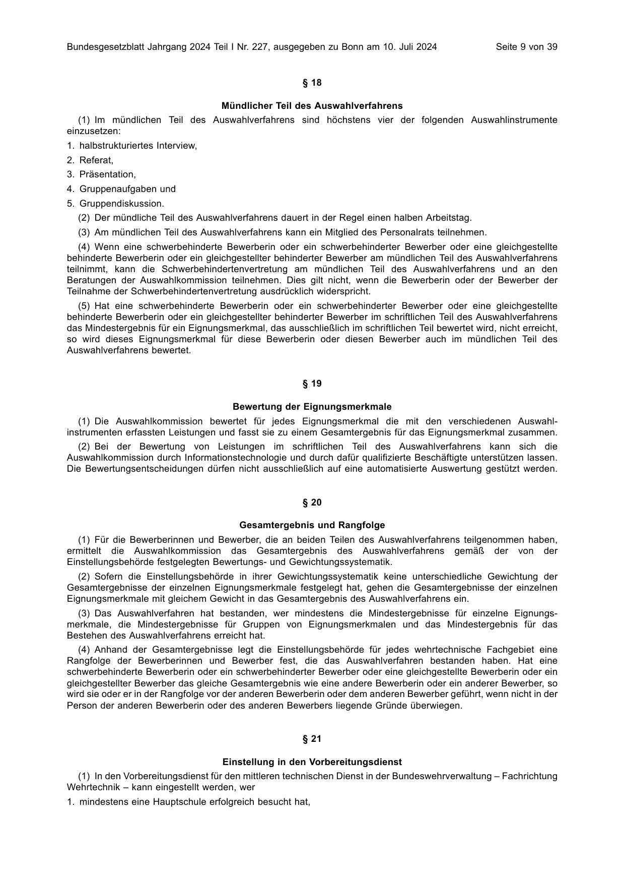 BGBl. 2024, Seite 9 — Originalseite als Abbildung