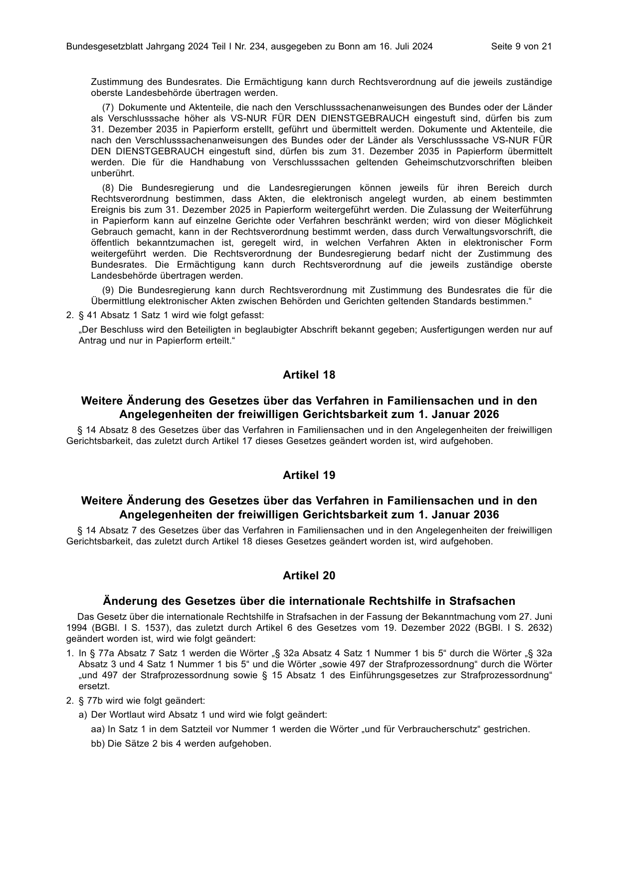 BGBl. 2024, Seite 9 — Originalseite als Abbildung