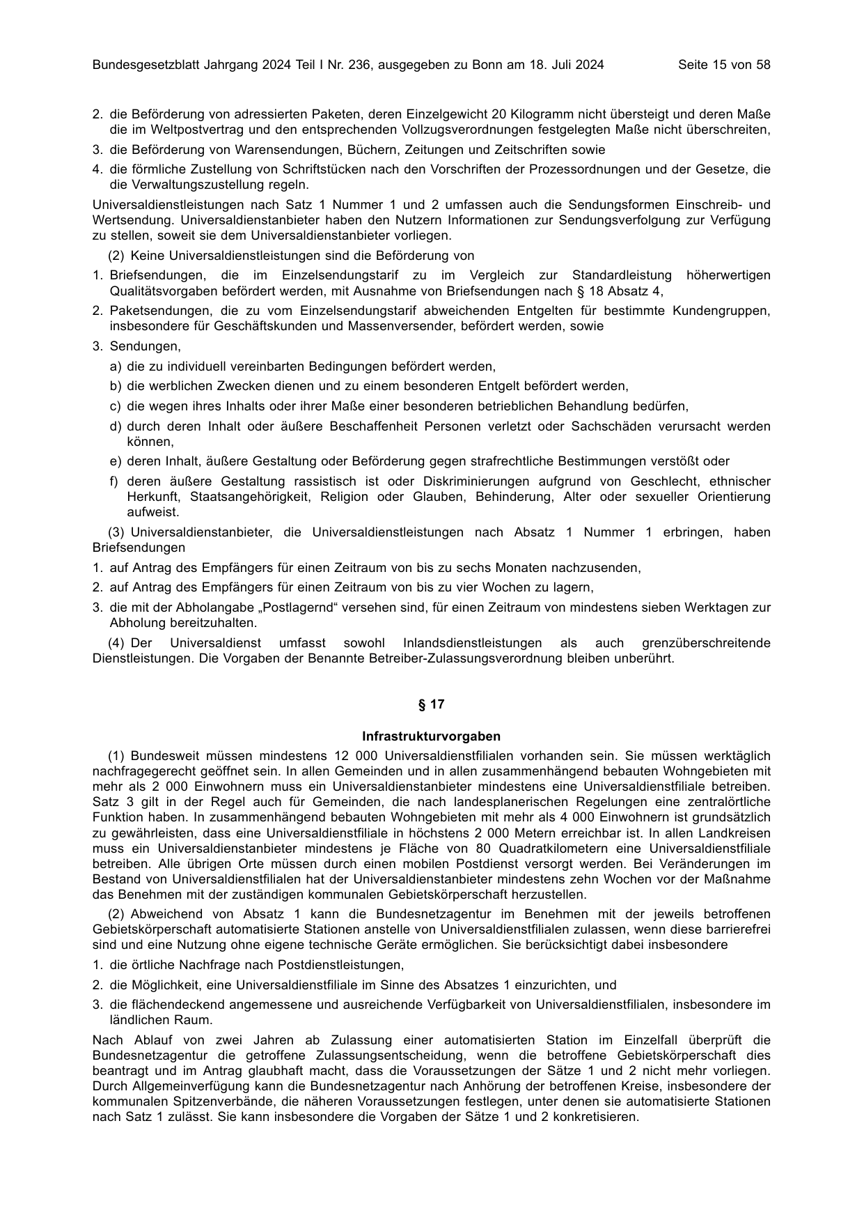 BGBl. 2024, Seite 15 — Originalseite als Abbildung