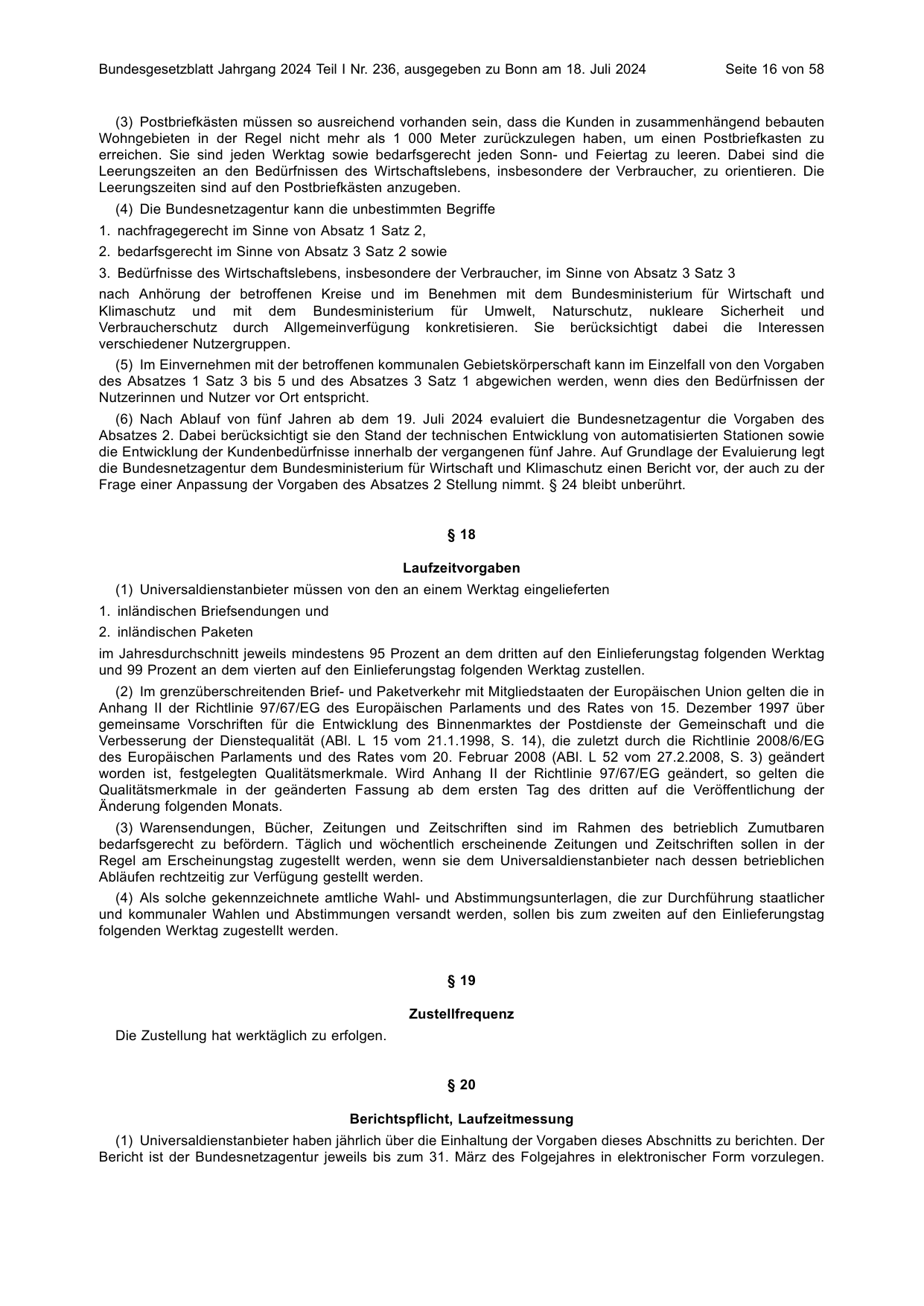 BGBl. 2024, Seite 16 — Originalseite als Abbildung
