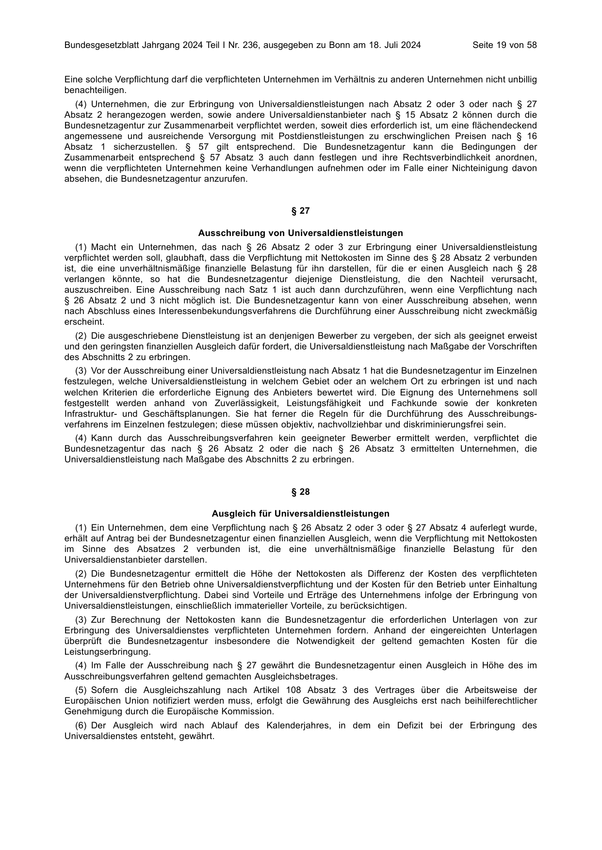 BGBl. 2024, Seite 19 — Originalseite als Abbildung