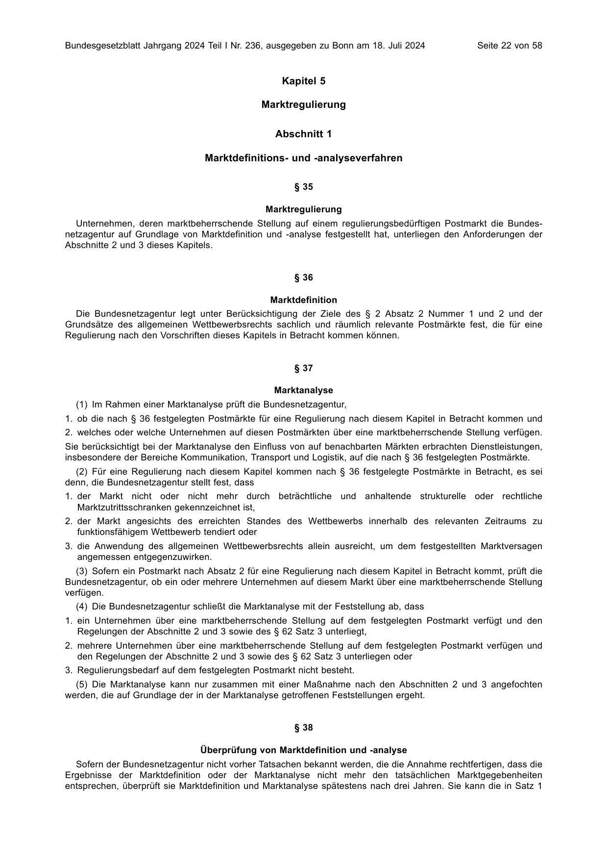 BGBl. 2024, Seite 22 — Originalseite als Abbildung