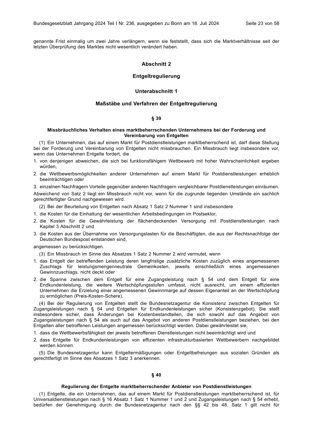 BGBl. 2024, Seite 23 — Originalseite als Abbildung