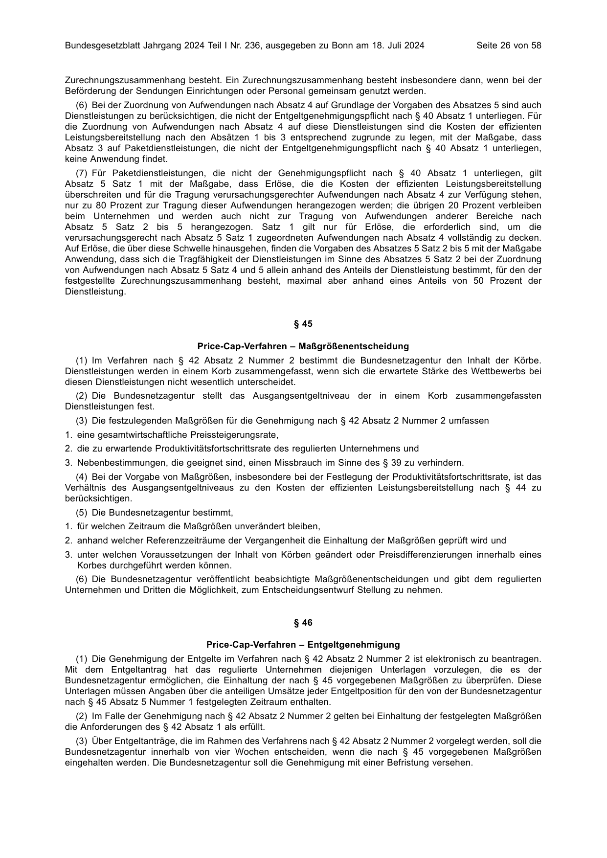 BGBl. 2024, Seite 26 — Originalseite als Abbildung
