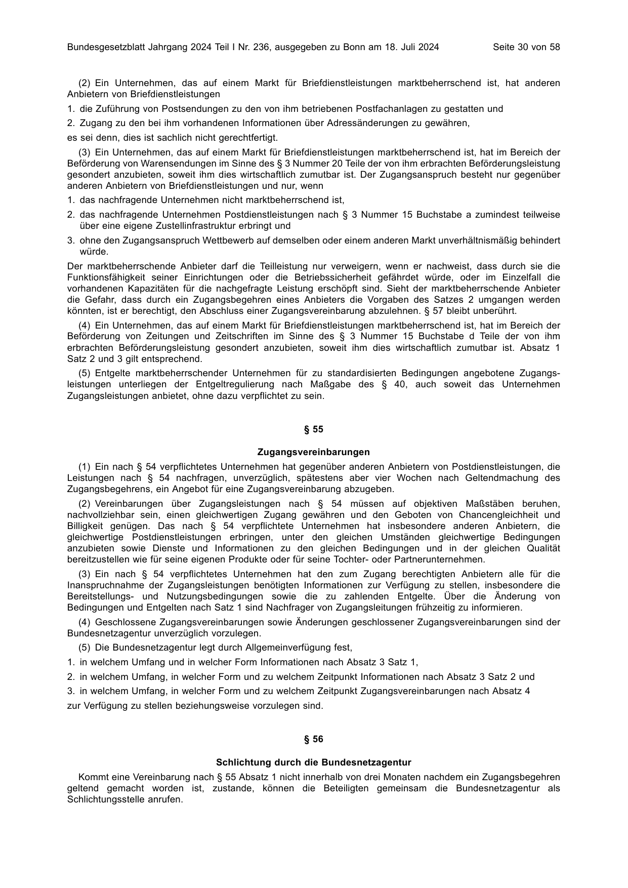 BGBl. 2024, Seite 30 — Originalseite als Abbildung