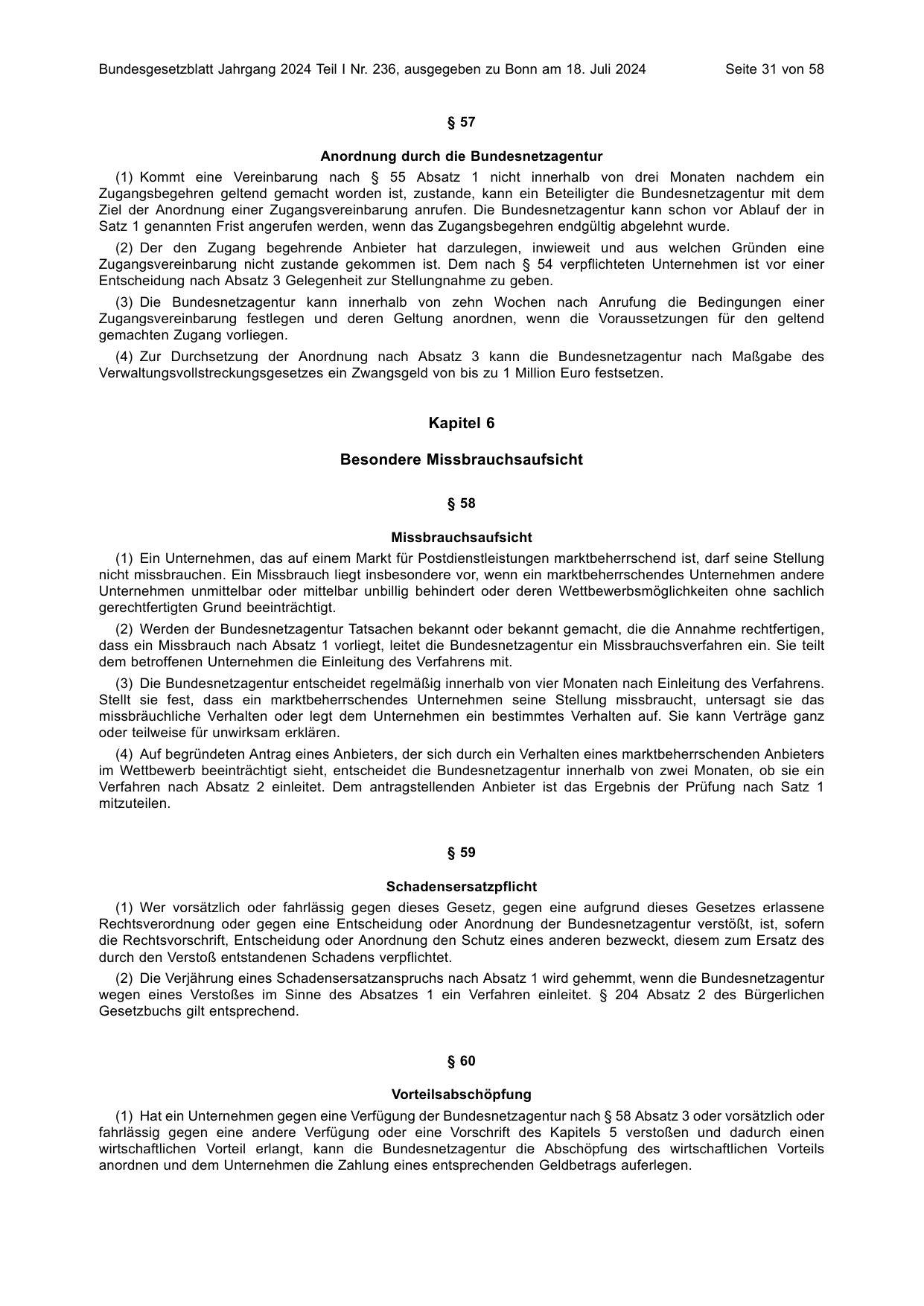 BGBl. 2024, Seite 31 — Originalseite als Abbildung