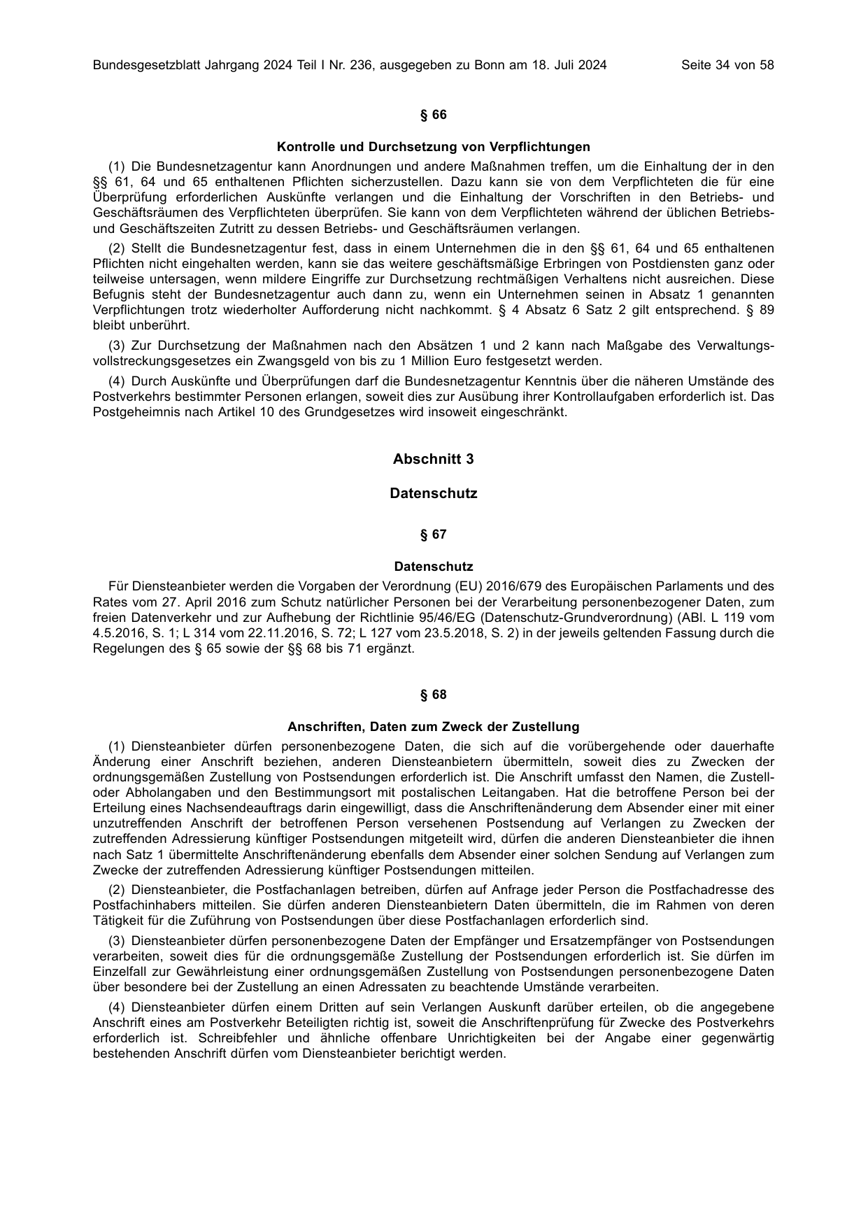 BGBl. 2024, Seite 34 — Originalseite als Abbildung