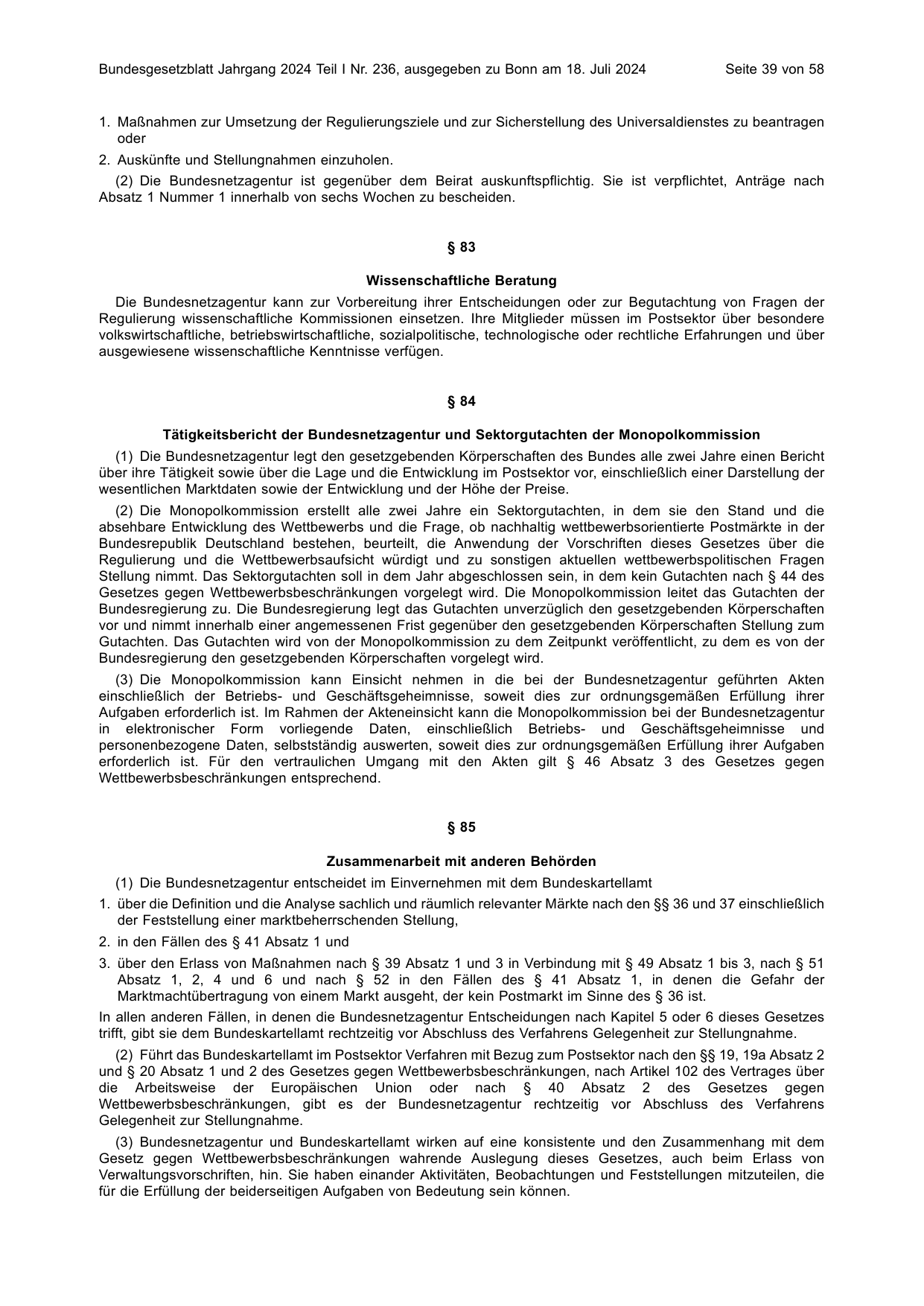 BGBl. 2024, Seite 39 — Originalseite als Abbildung