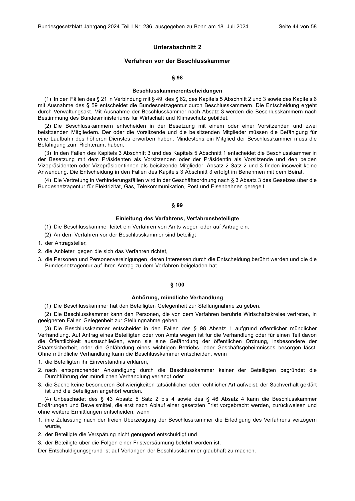BGBl. 2024, Seite 44 — Originalseite als Abbildung