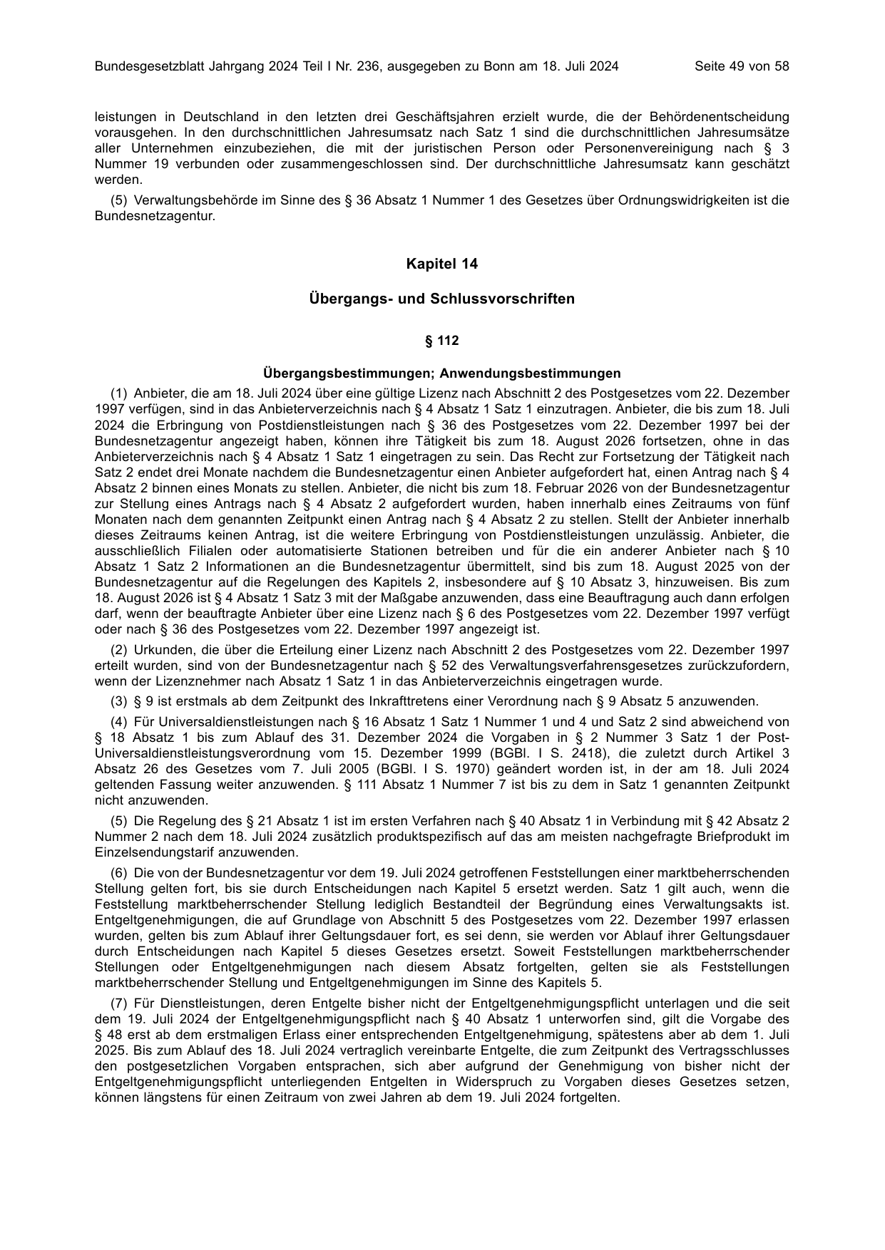 BGBl. 2024, Seite 49 — Originalseite als Abbildung