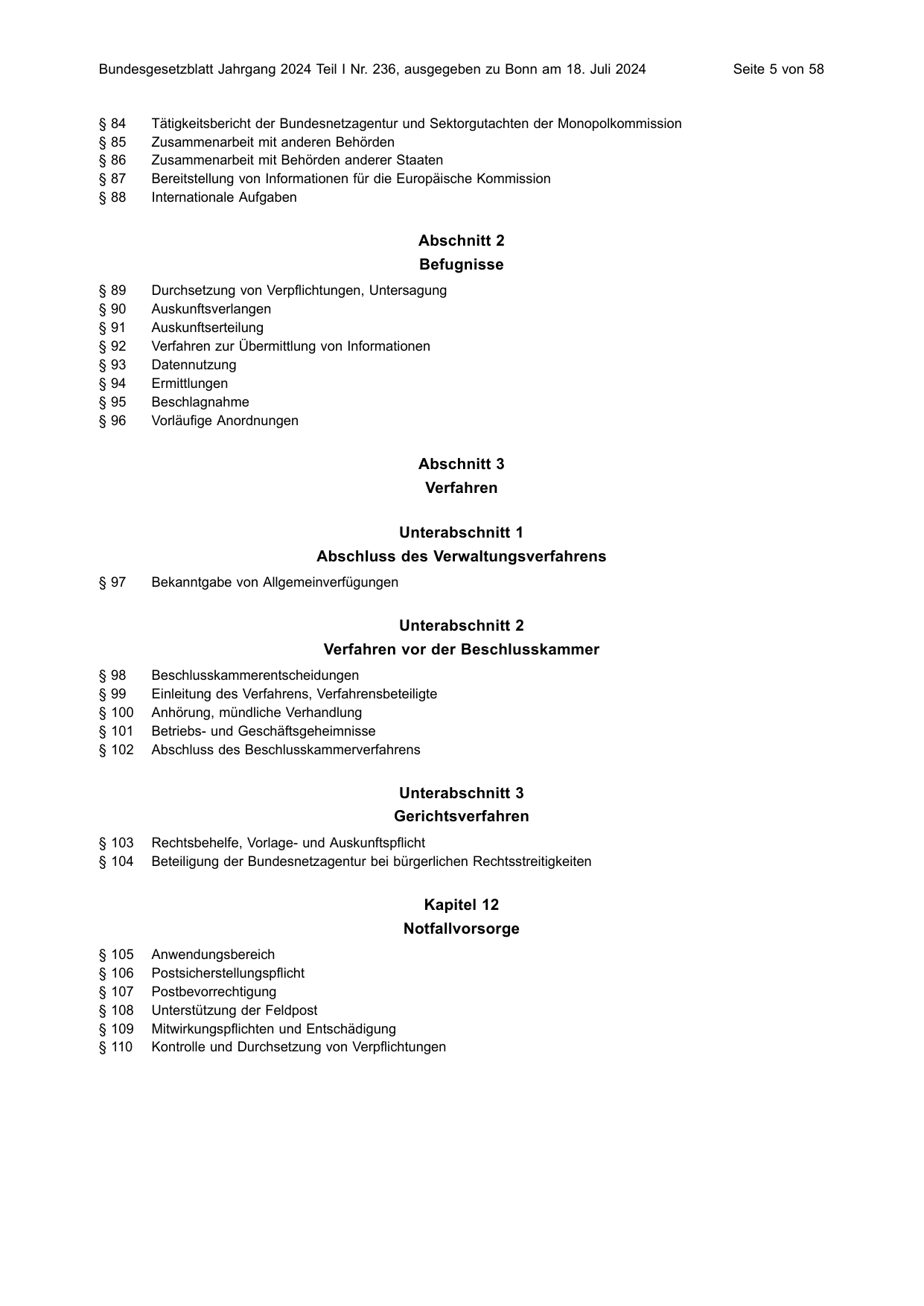 BGBl. 2024, Seite 5 — Originalseite als Abbildung