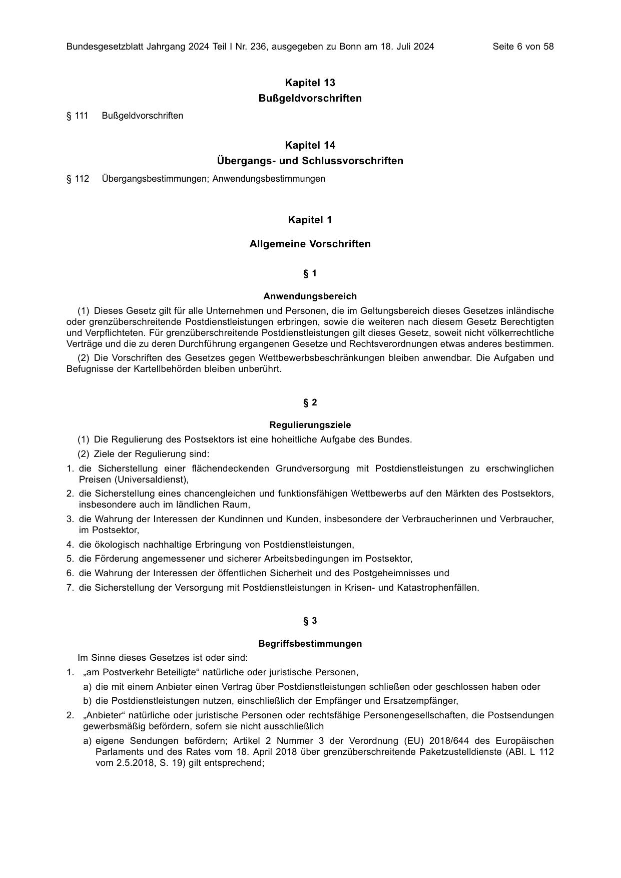 BGBl. 2024, Seite 6 — Originalseite als Abbildung