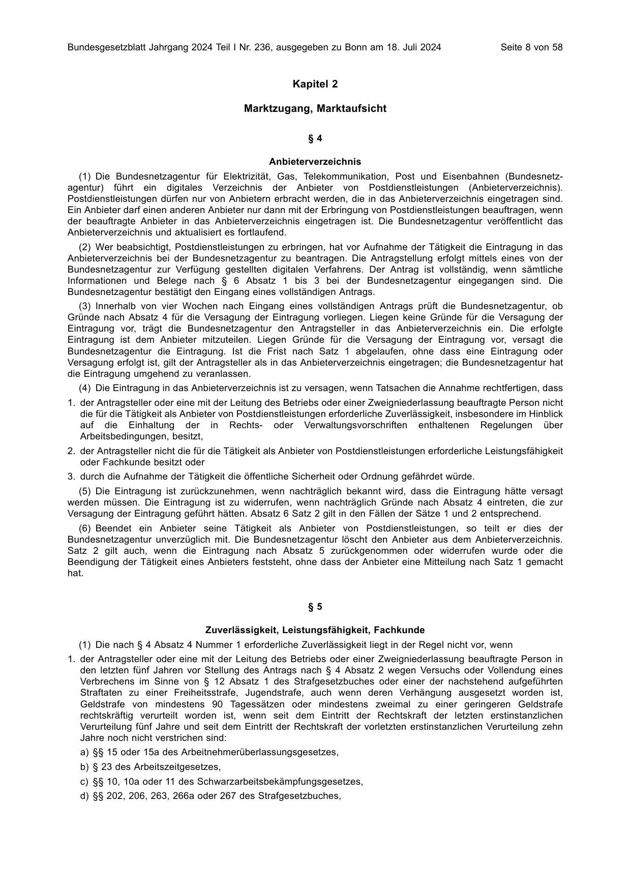 BGBl. 2024, Seite 8 — Originalseite als Abbildung