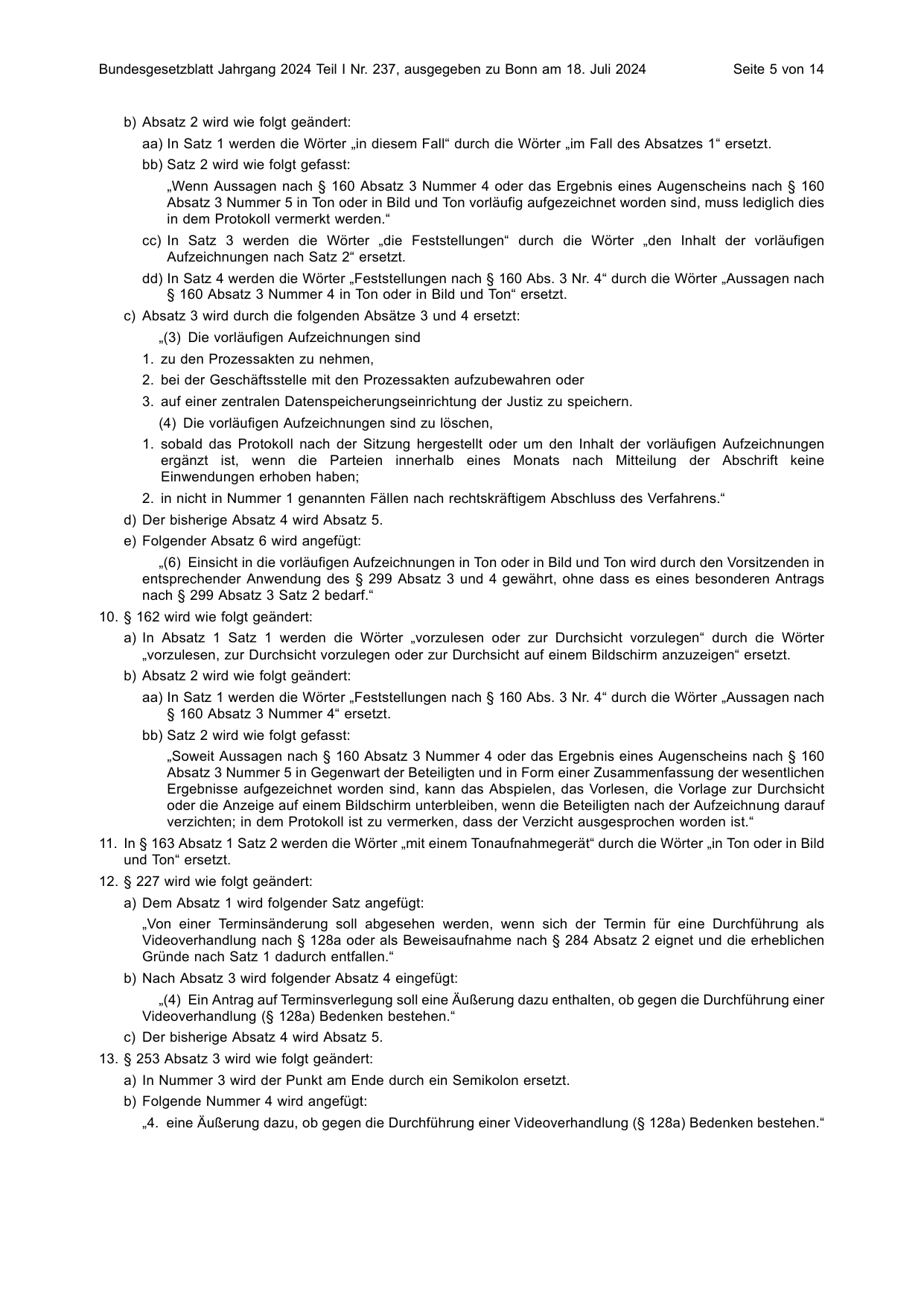 BGBl. 2024, Seite 5 — Originalseite als Abbildung