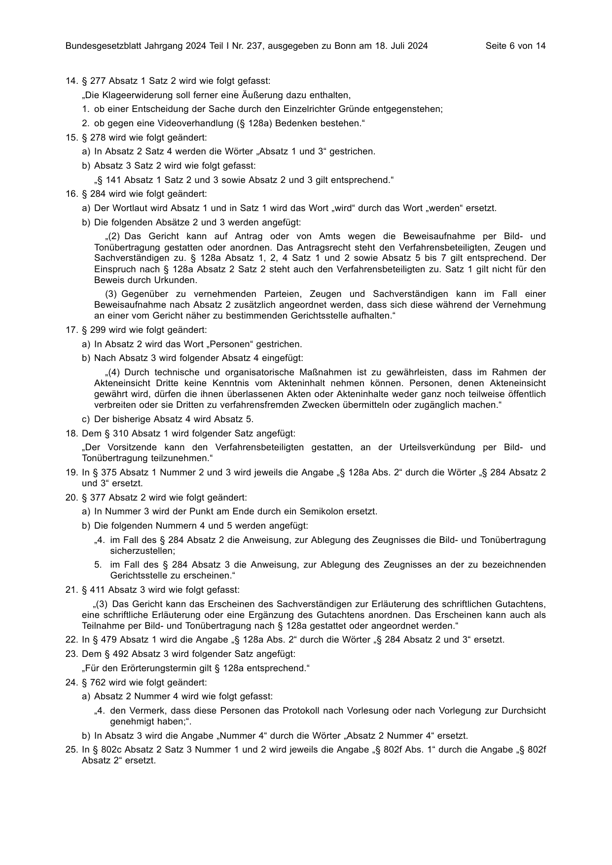 BGBl. 2024, Seite 6 — Originalseite als Abbildung