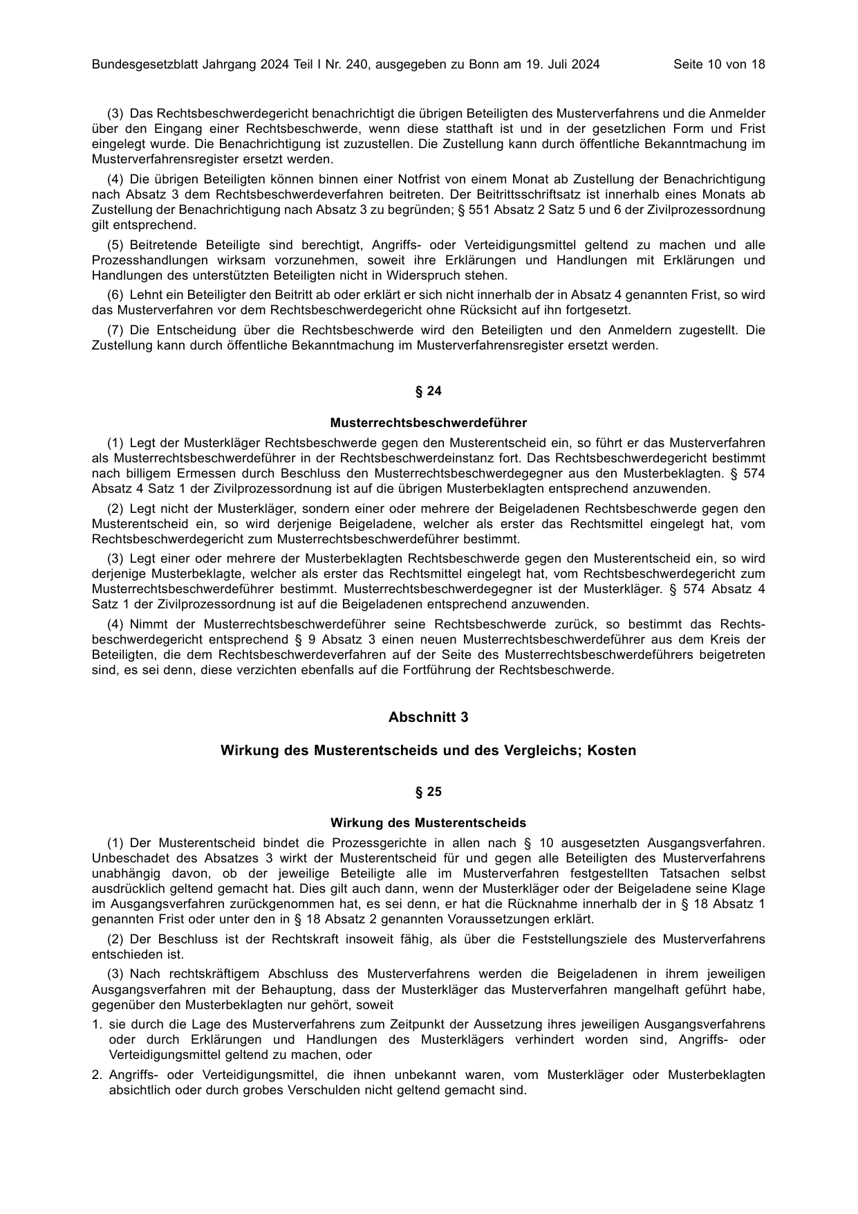 BGBl. 2024, Seite 10 — Originalseite als Abbildung
