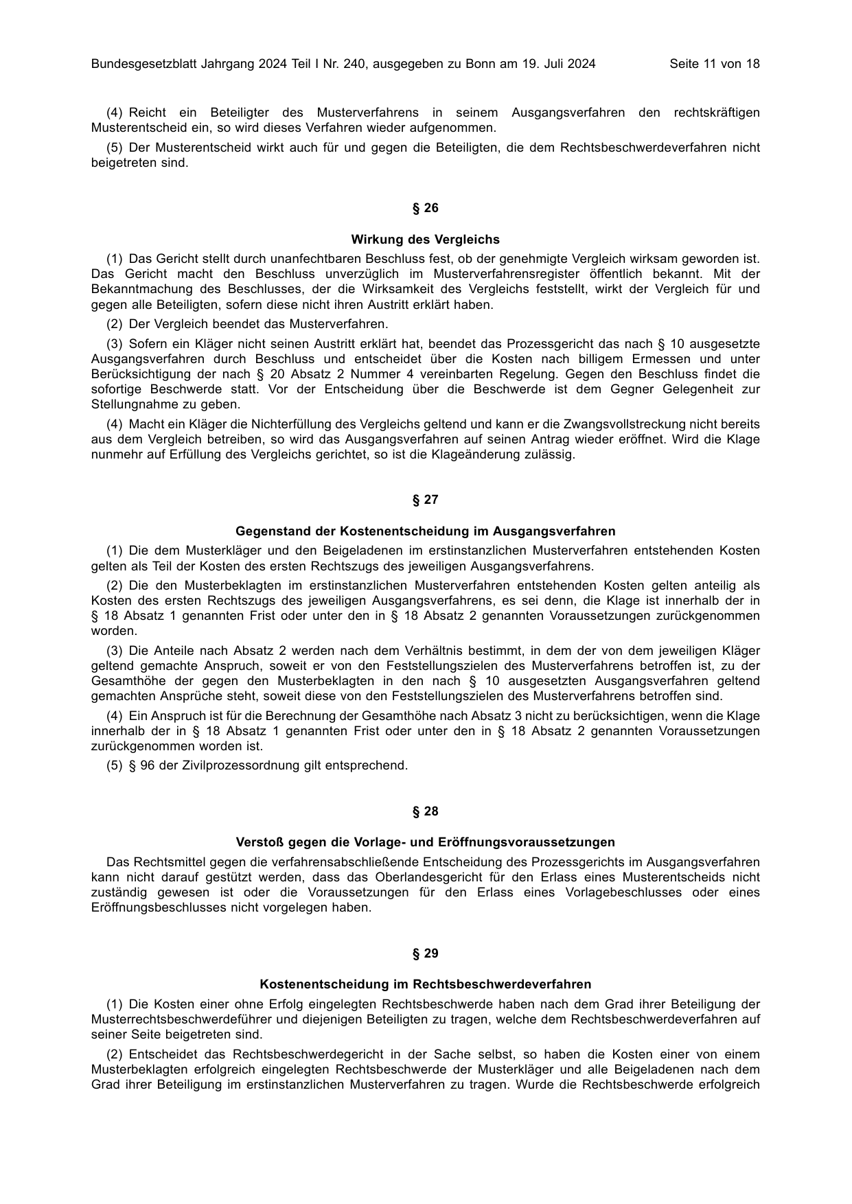 BGBl. 2024, Seite 11 — Originalseite als Abbildung