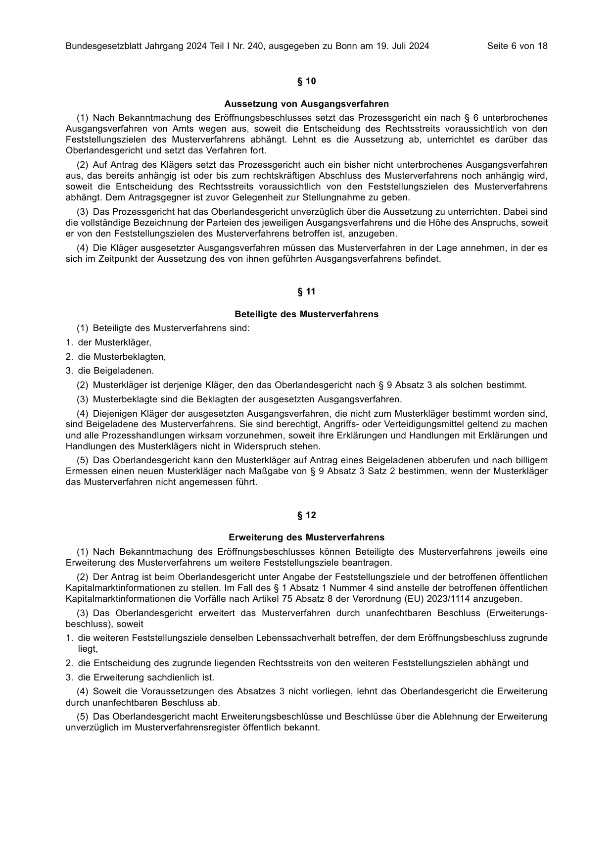 BGBl. 2024, Seite 6 — Originalseite als Abbildung
