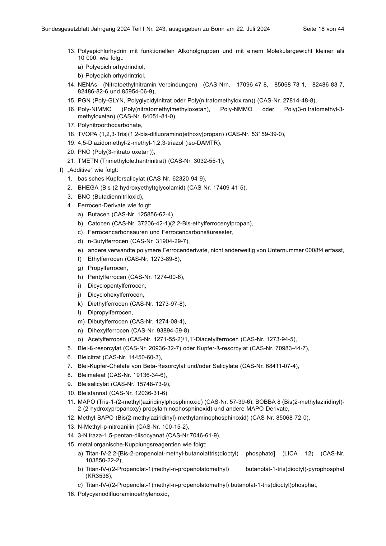 BGBl. 2024, Seite 18 — Originalseite als Abbildung