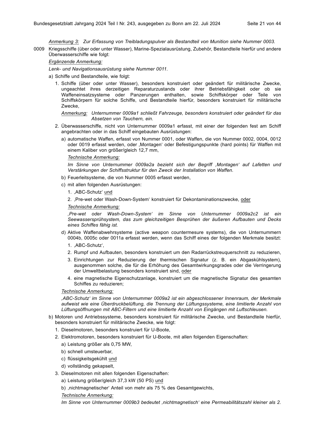 BGBl. 2024, Seite 21 — Originalseite als Abbildung