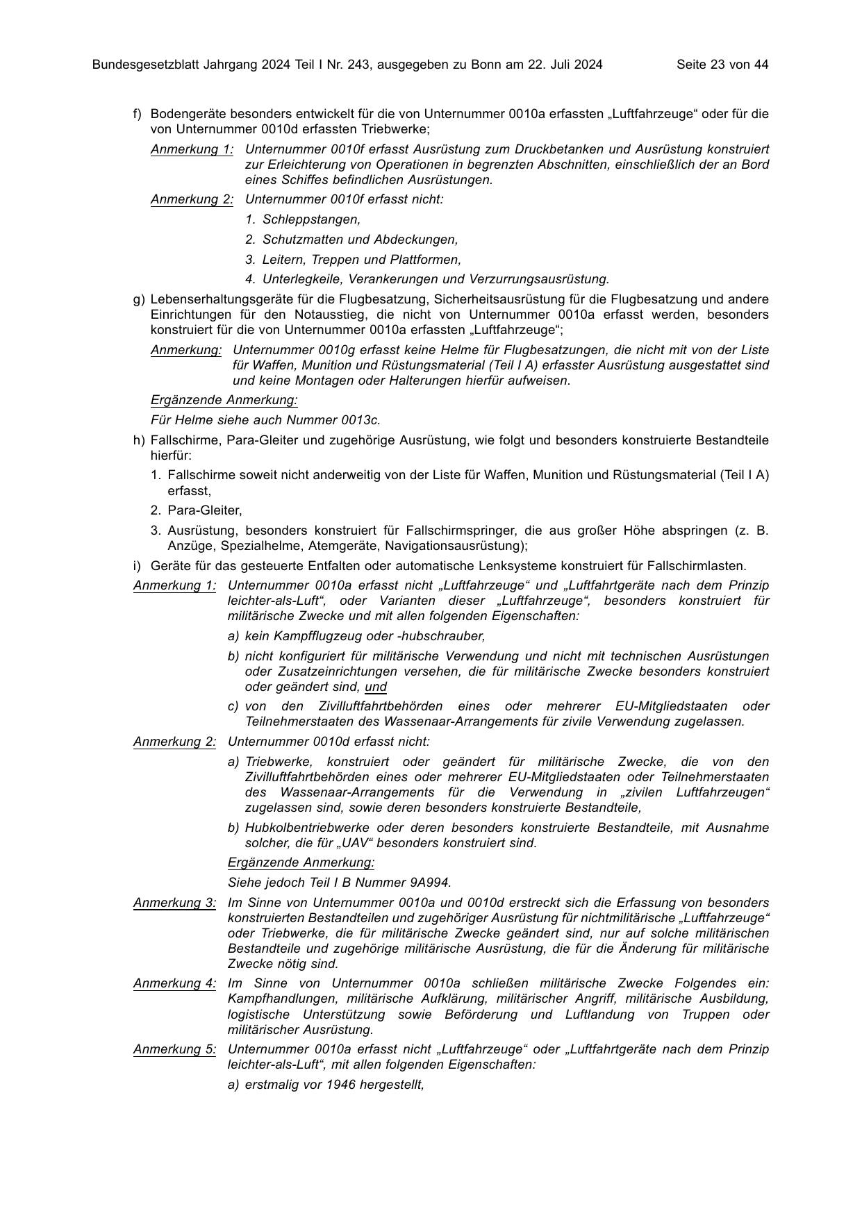 BGBl. 2024, Seite 23 — Originalseite als Abbildung