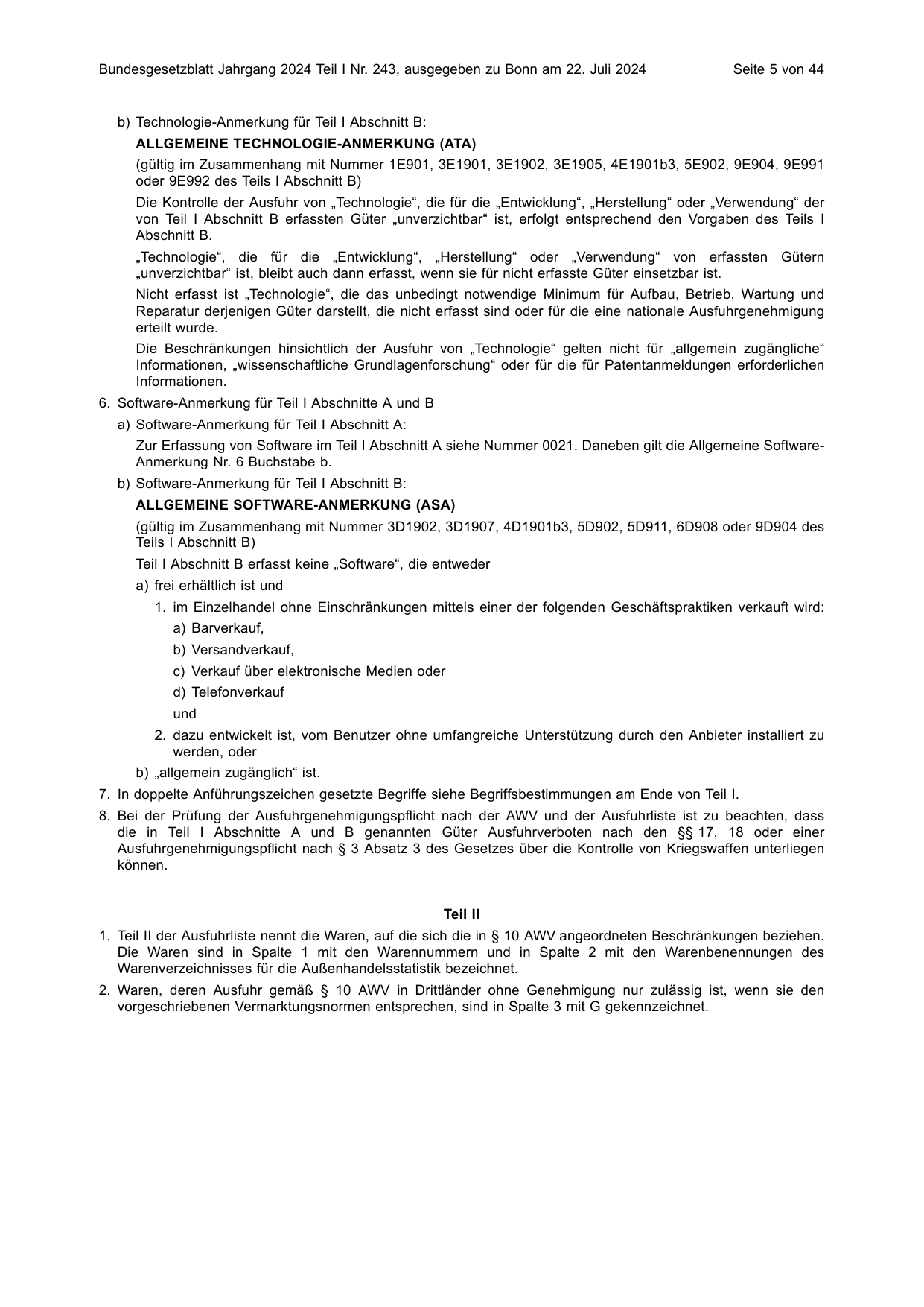 BGBl. 2024, Seite 5 — Originalseite als Abbildung