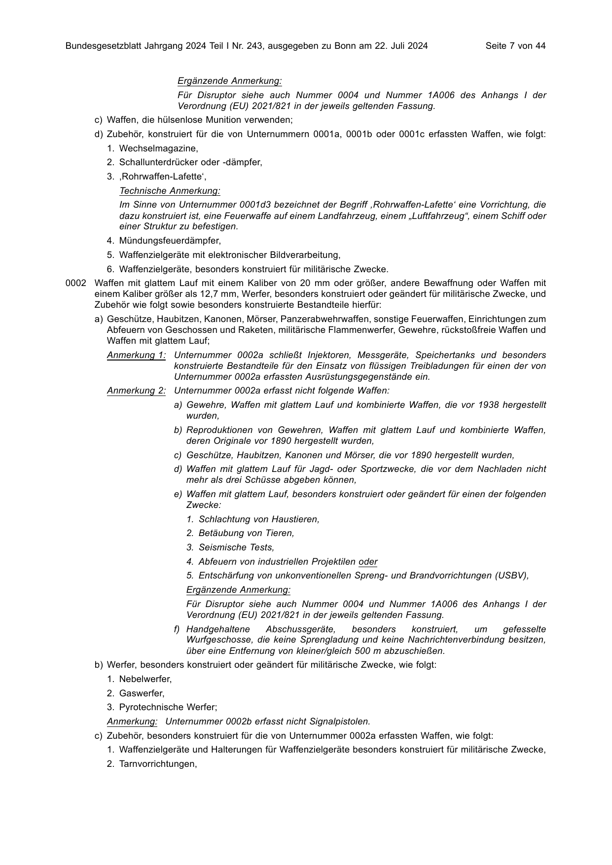BGBl. 2024, Seite 7 — Originalseite als Abbildung