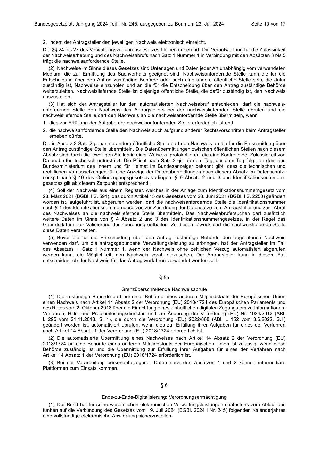 BGBl. 2024, Seite 10 — Originalseite als Abbildung