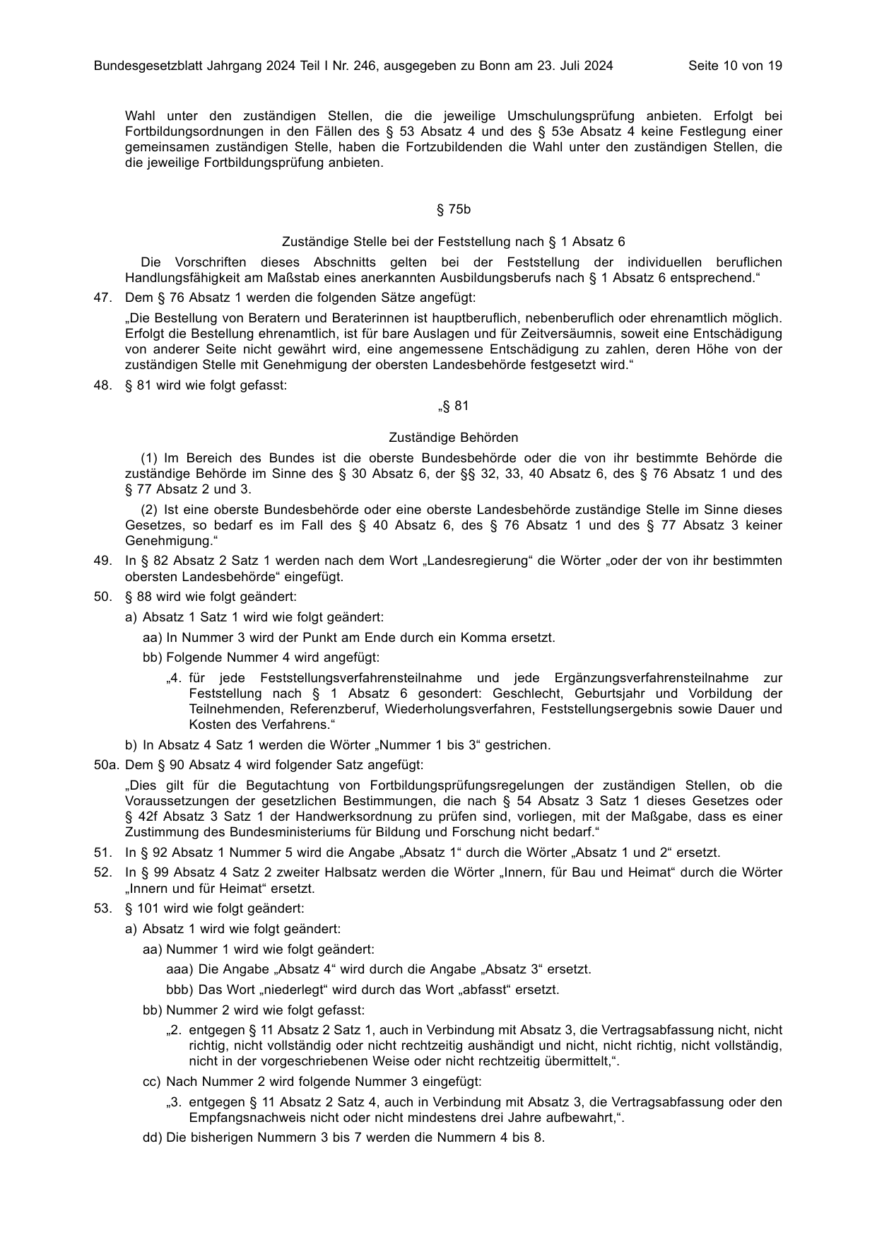 BGBl. 2024, Seite 10 — Originalseite als Abbildung