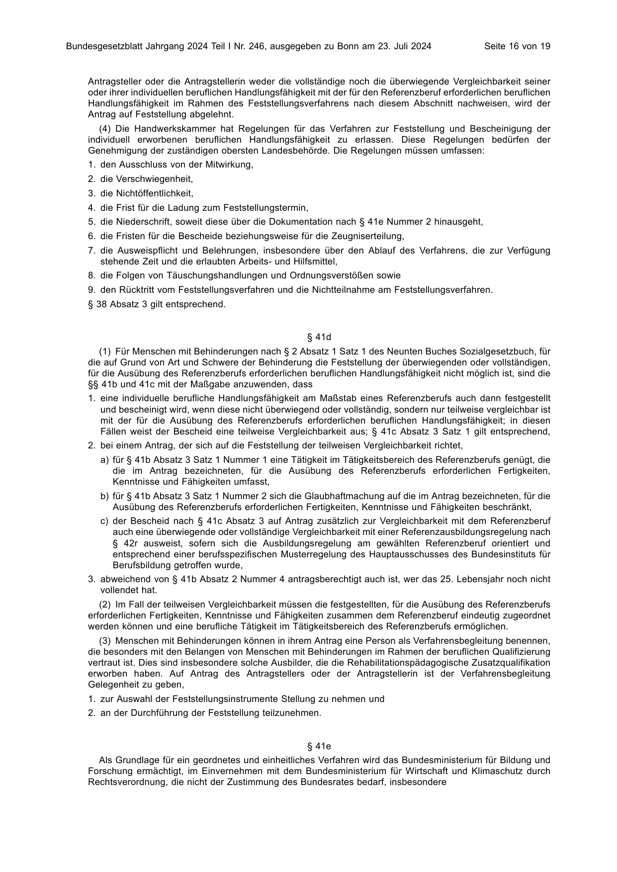 BGBl. 2024, Seite 16 — Originalseite als Abbildung