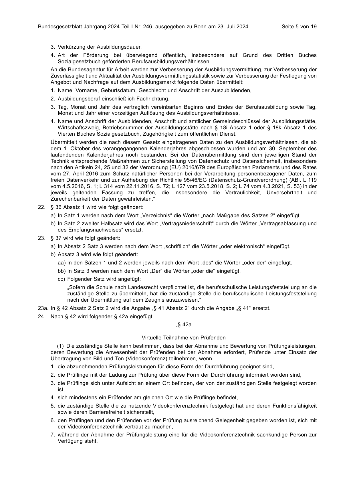 BGBl. 2024, Seite 5 — Originalseite als Abbildung