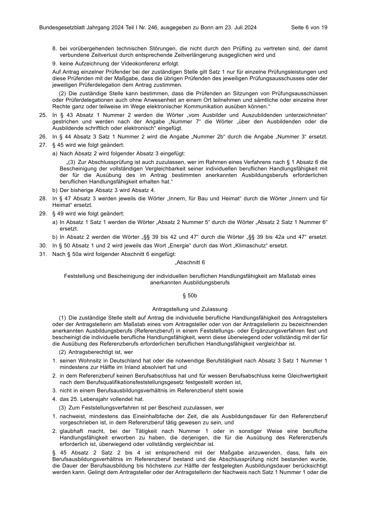 BGBl. 2024, Seite 6 — Originalseite als Abbildung