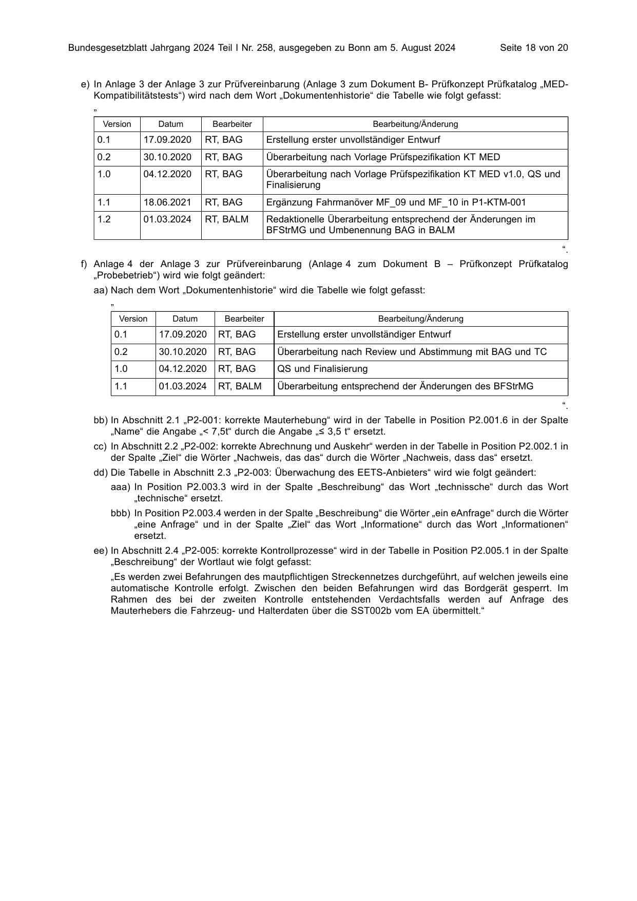 BGBl. 2024, Seite 18 — Originalseite als Abbildung