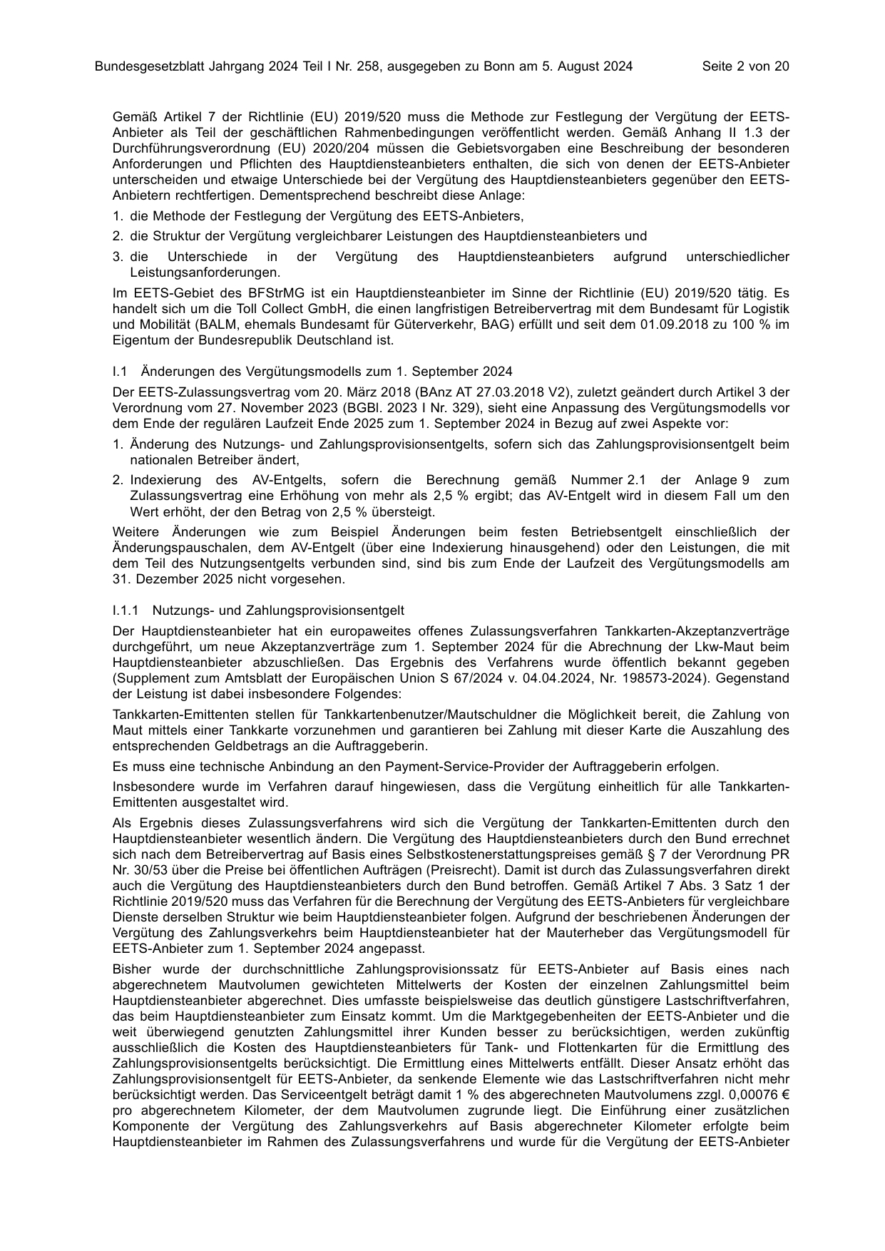 BGBl. 2024, Seite 2 — Originalseite als Abbildung