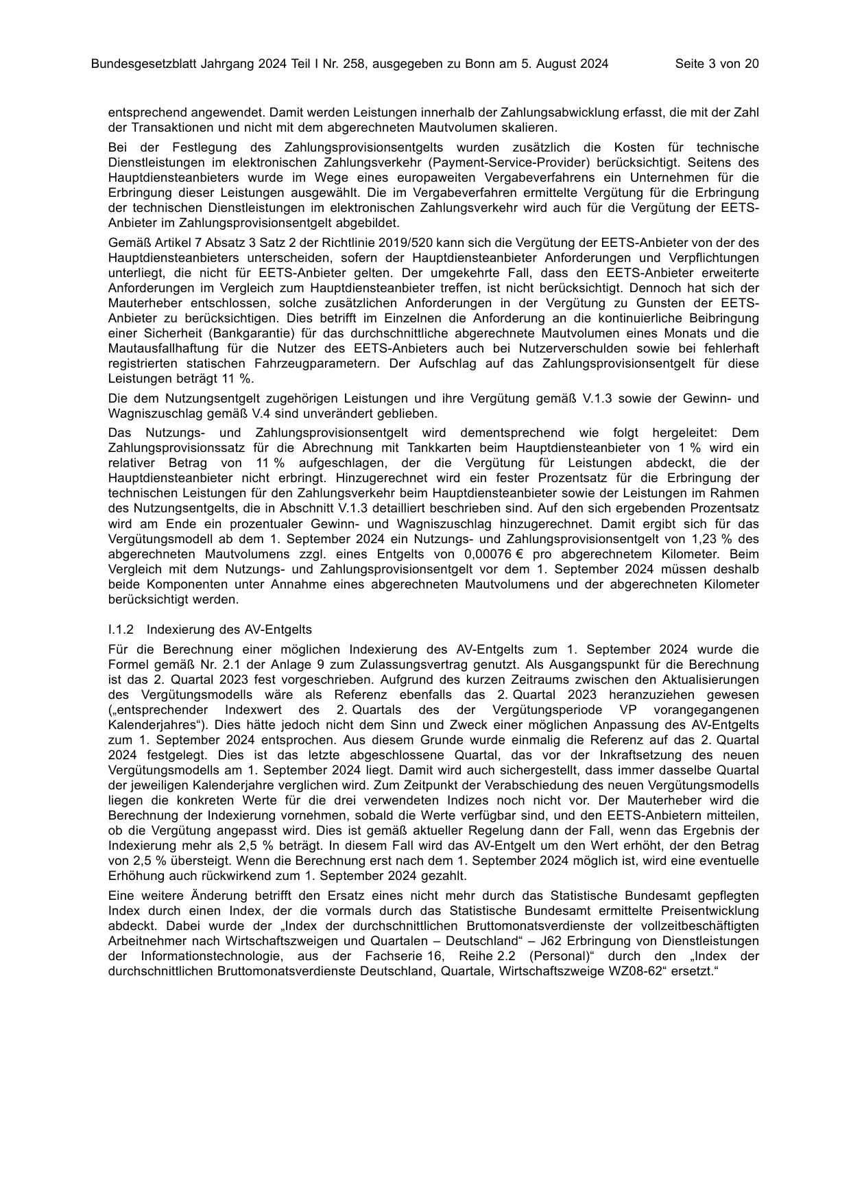 BGBl. 2024, Seite 3 — Originalseite als Abbildung
