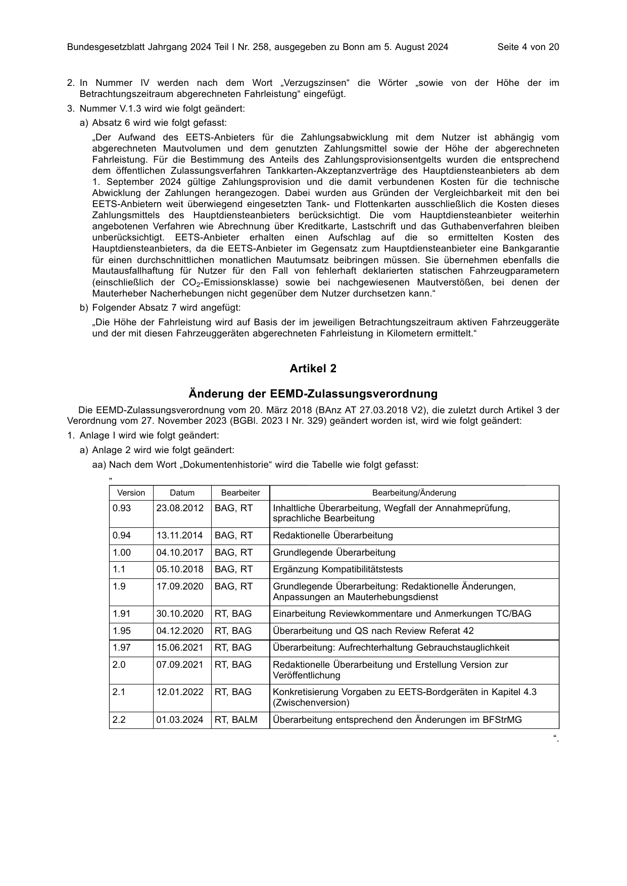 BGBl. 2024, Seite 4 — Originalseite als Abbildung