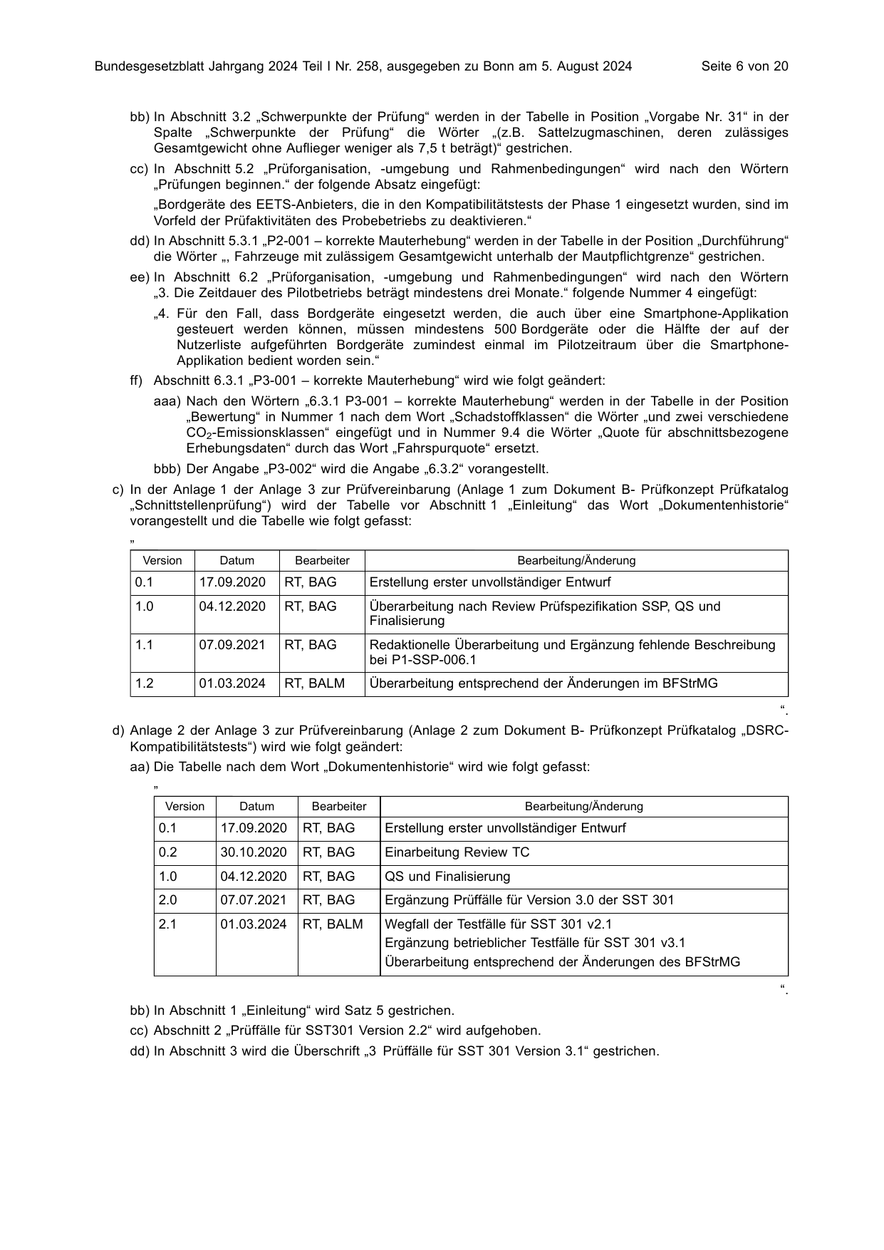 BGBl. 2024, Seite 6 — Originalseite als Abbildung