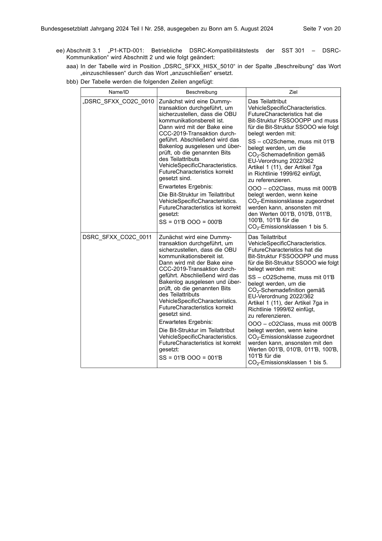 BGBl. 2024, Seite 7 — Originalseite als Abbildung
