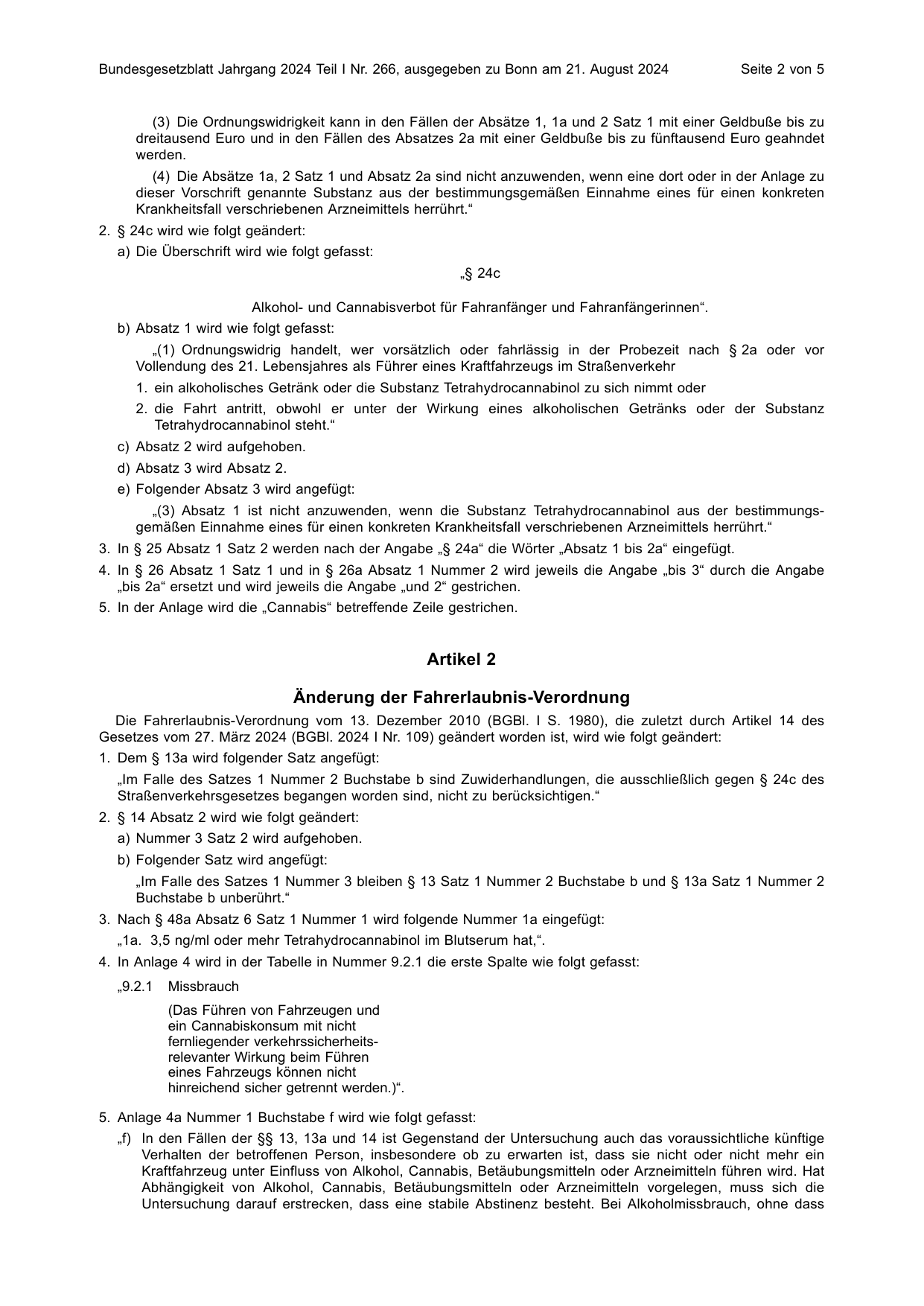 BGBl. 2024, Seite 2 — Originalseite als Abbildung