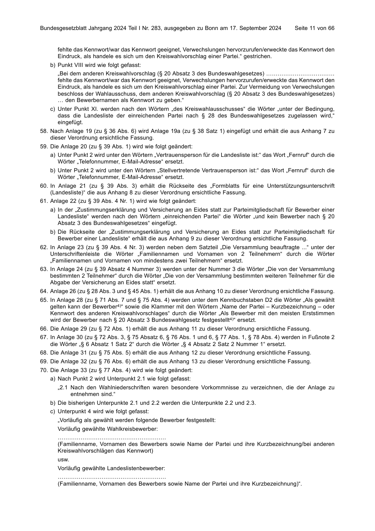 BGBl. 2024, Seite 11 — Originalseite als Abbildung