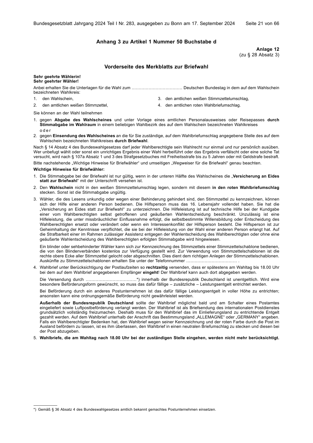 BGBl. 2024, Seite 21 — Originalseite als Abbildung