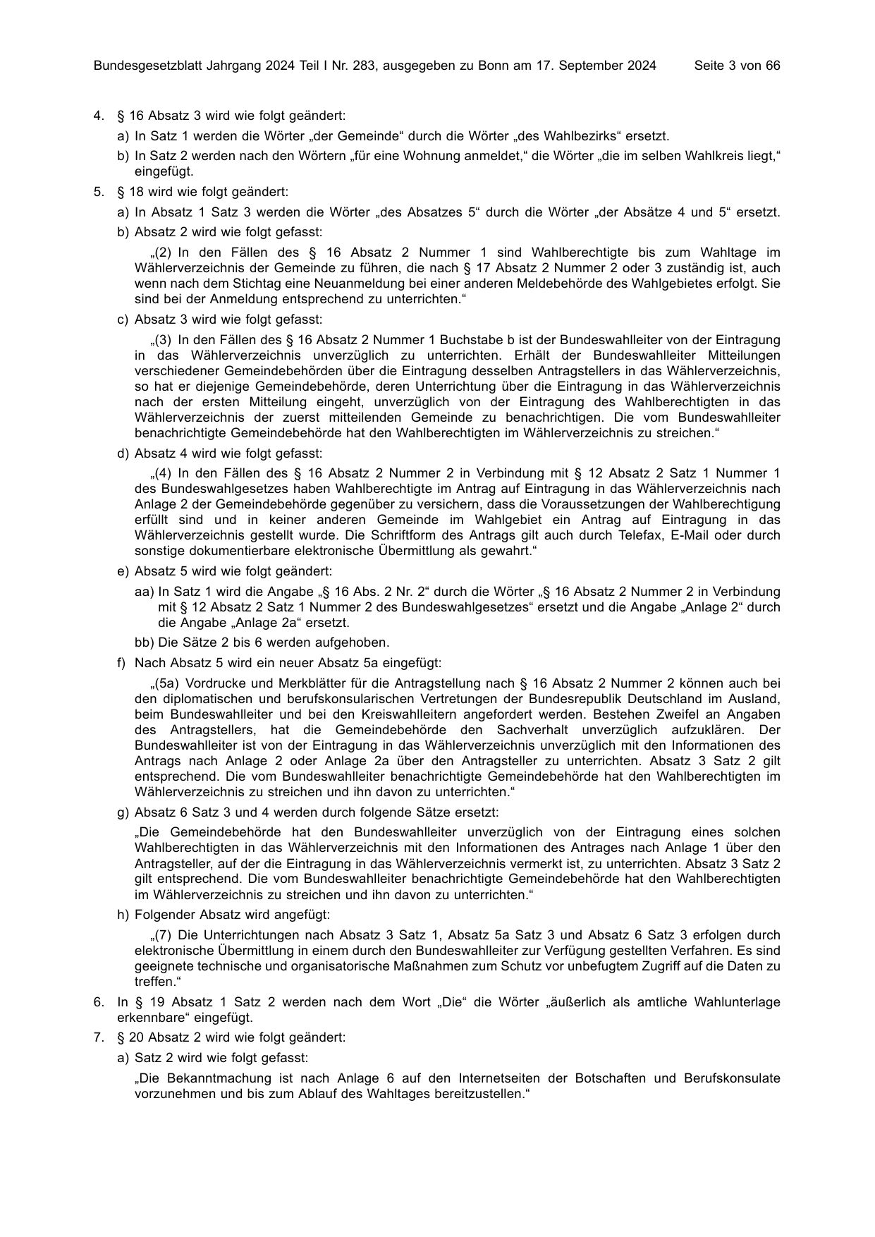 BGBl. 2024, Seite 3 — Originalseite als Abbildung