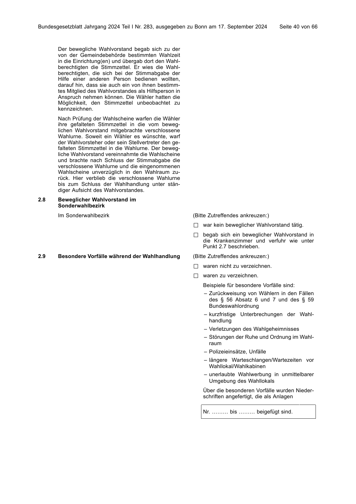 BGBl. 2024, Seite 40 — Originalseite als Abbildung