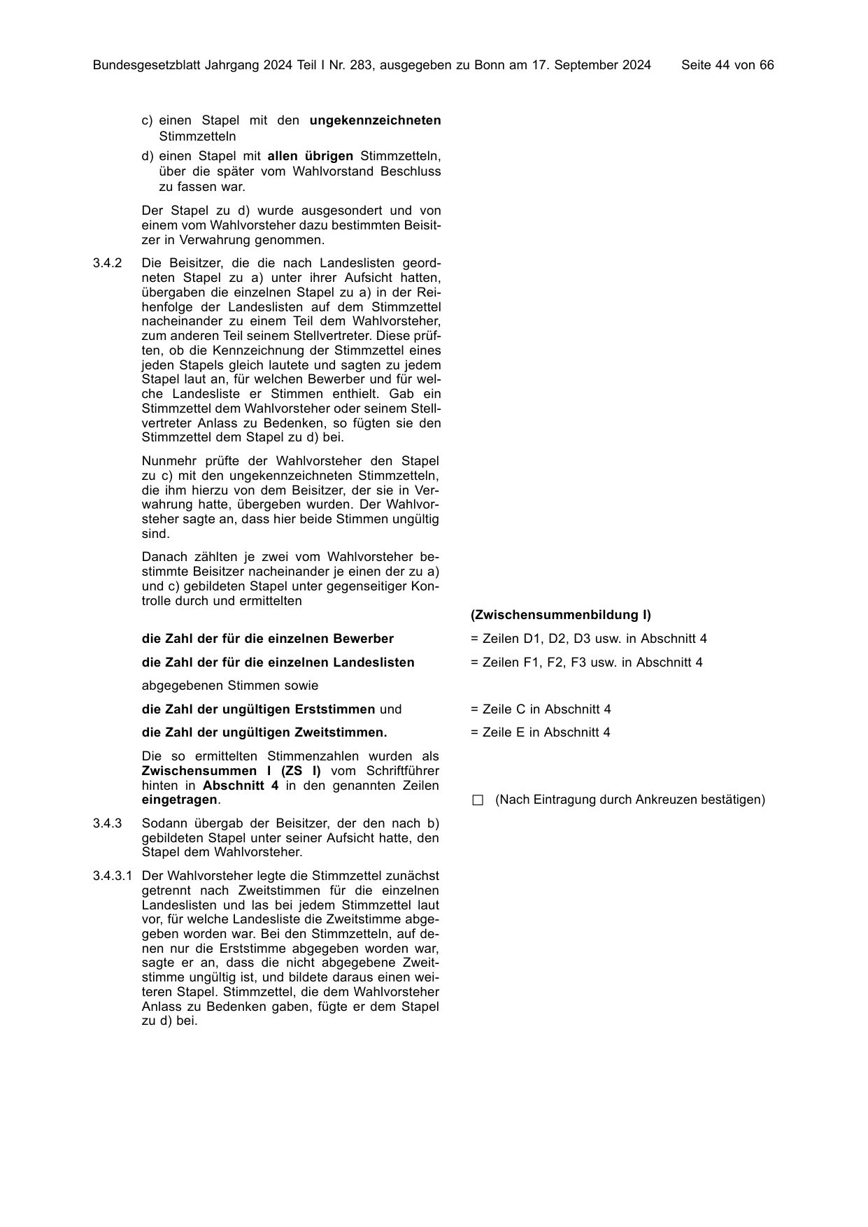 BGBl. 2024, Seite 44 — Originalseite als Abbildung