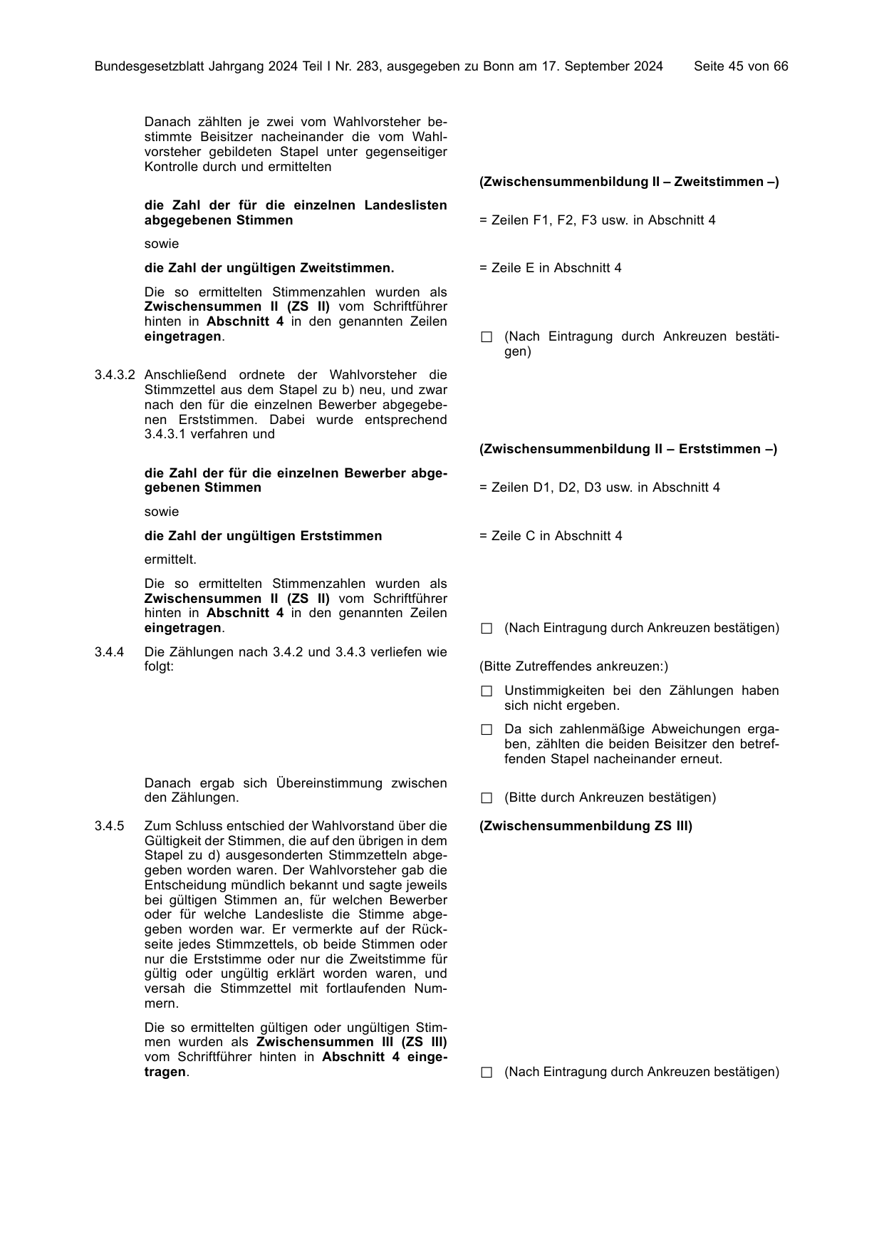BGBl. 2024, Seite 45 — Originalseite als Abbildung